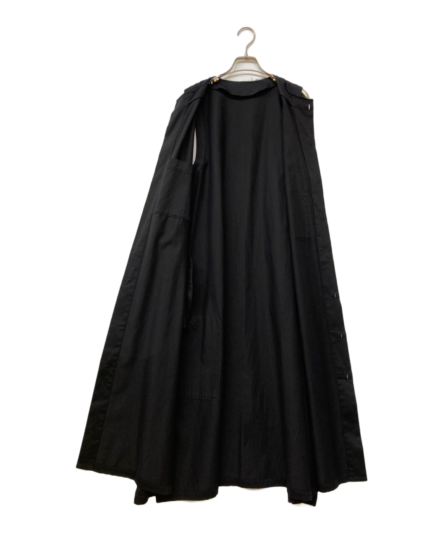 Y's ノースリーブ ワンピース　サイズ2 中古・古着通販】Y's (ワイズ) ノースリーブワンピース ブラック