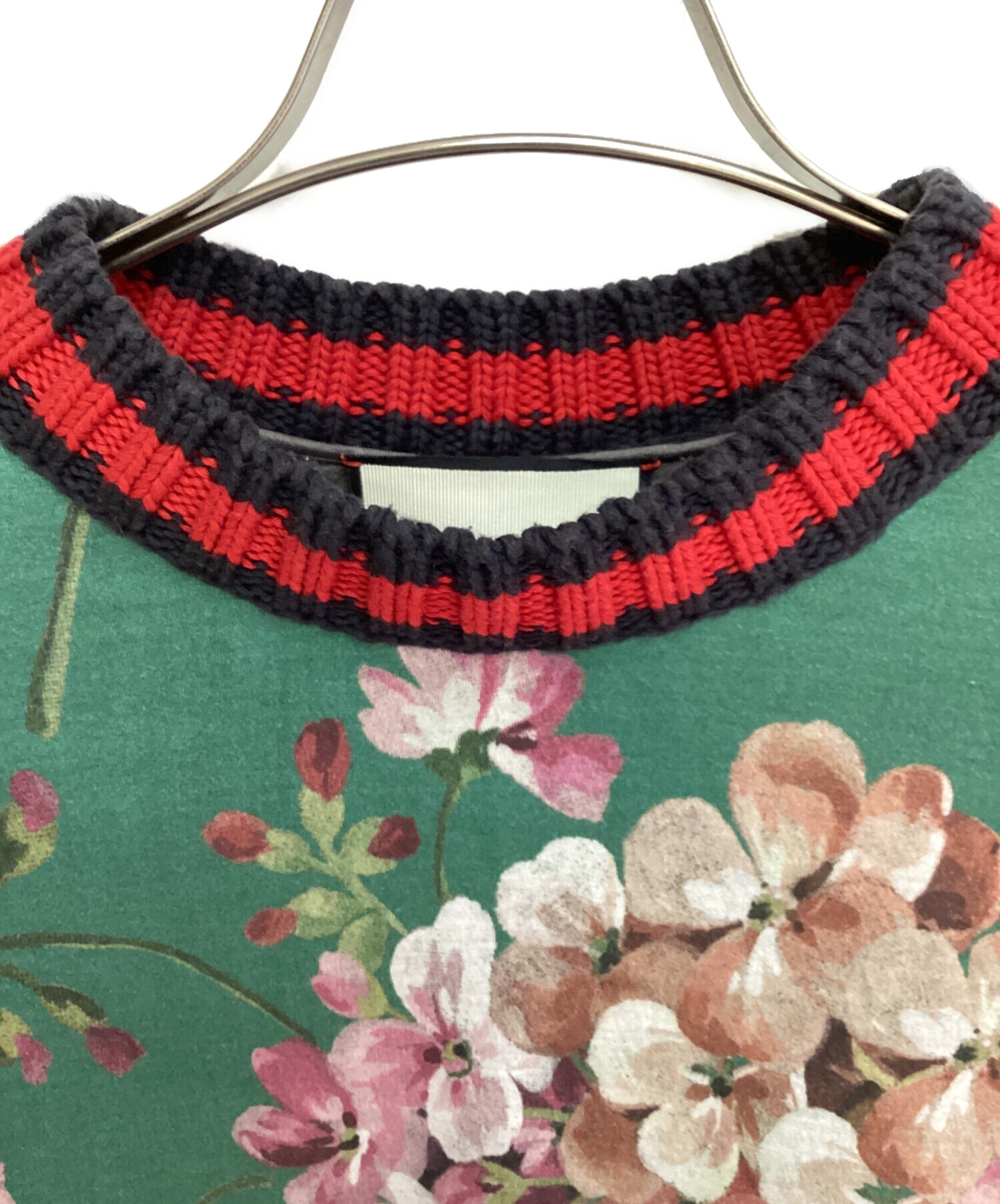 中古・古着通販】GUCCI (グッチ) フローラルプリントクルーネック 