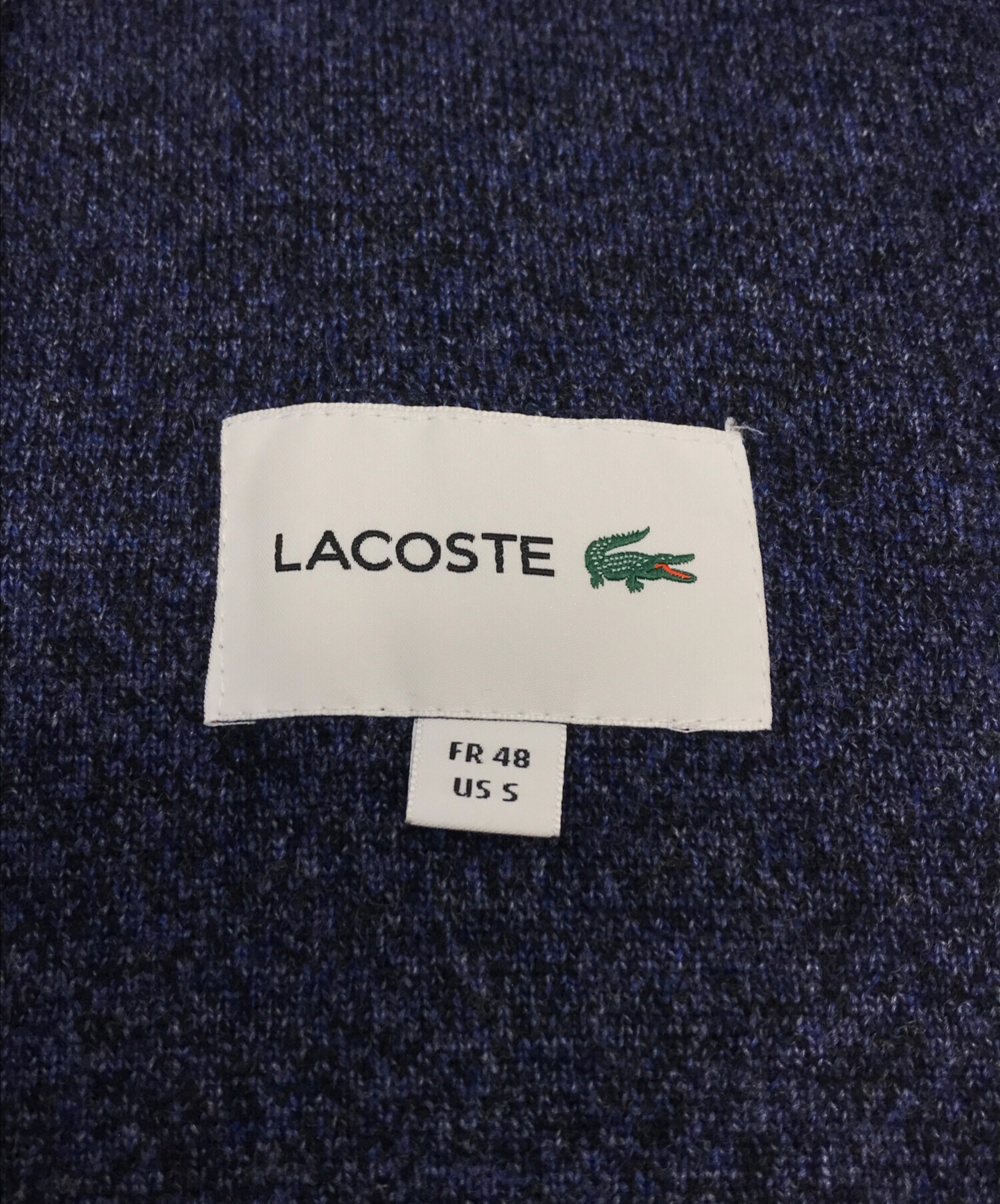 中古・古着通販】LACOSTE (ラコステ) ミラノリブニットジャケット 