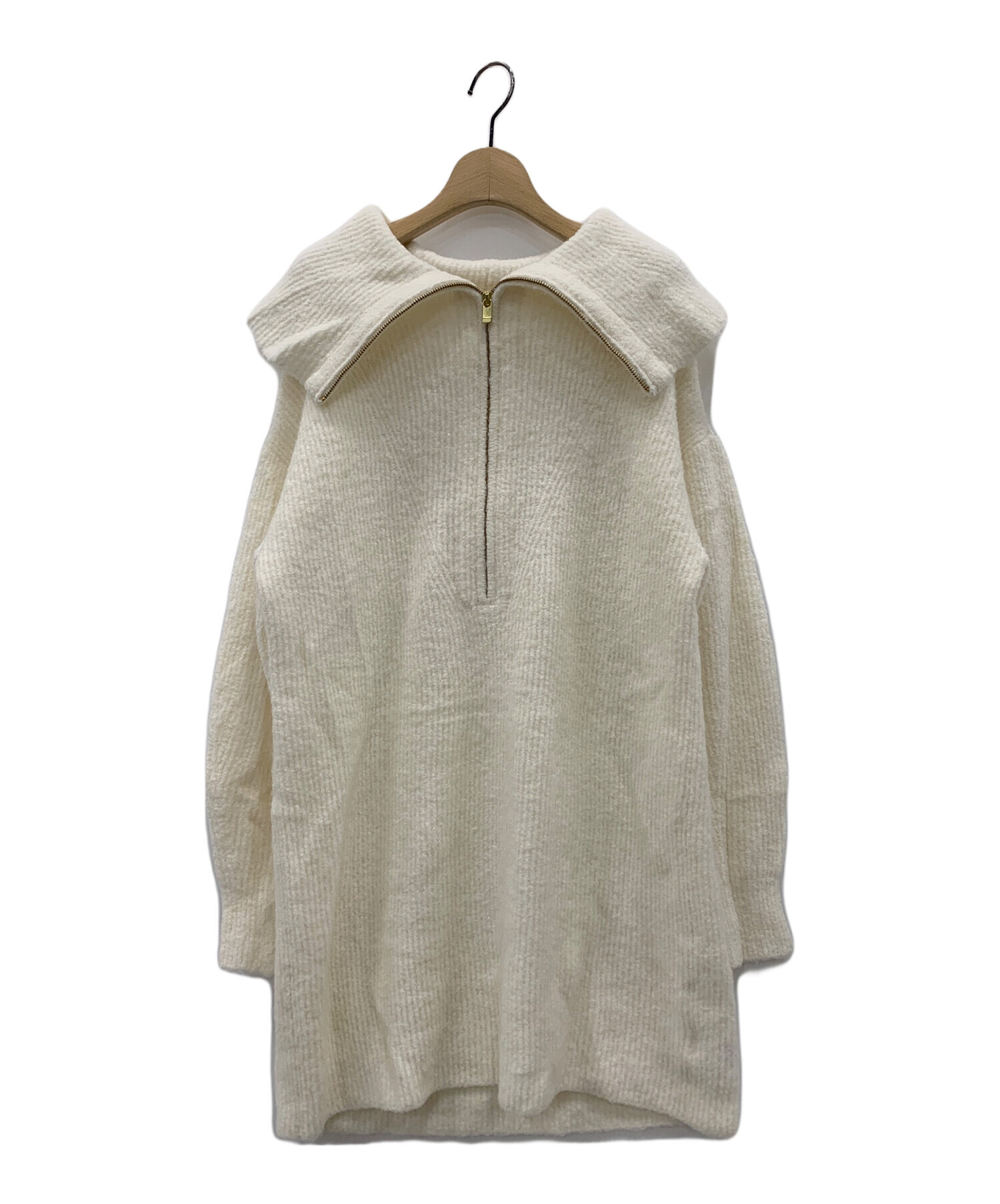 中古・古着通販】Snidel (スナイデル) オフショルスキッパーミニニット