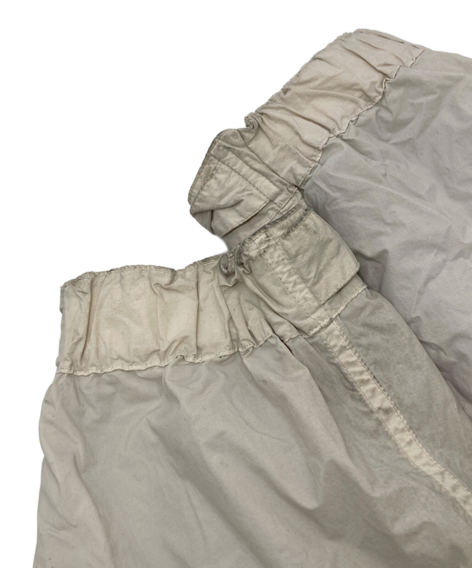 中古・古着通販】ATON (エイトン) AIR VENTILE FISHTAIL COAT ベージュ