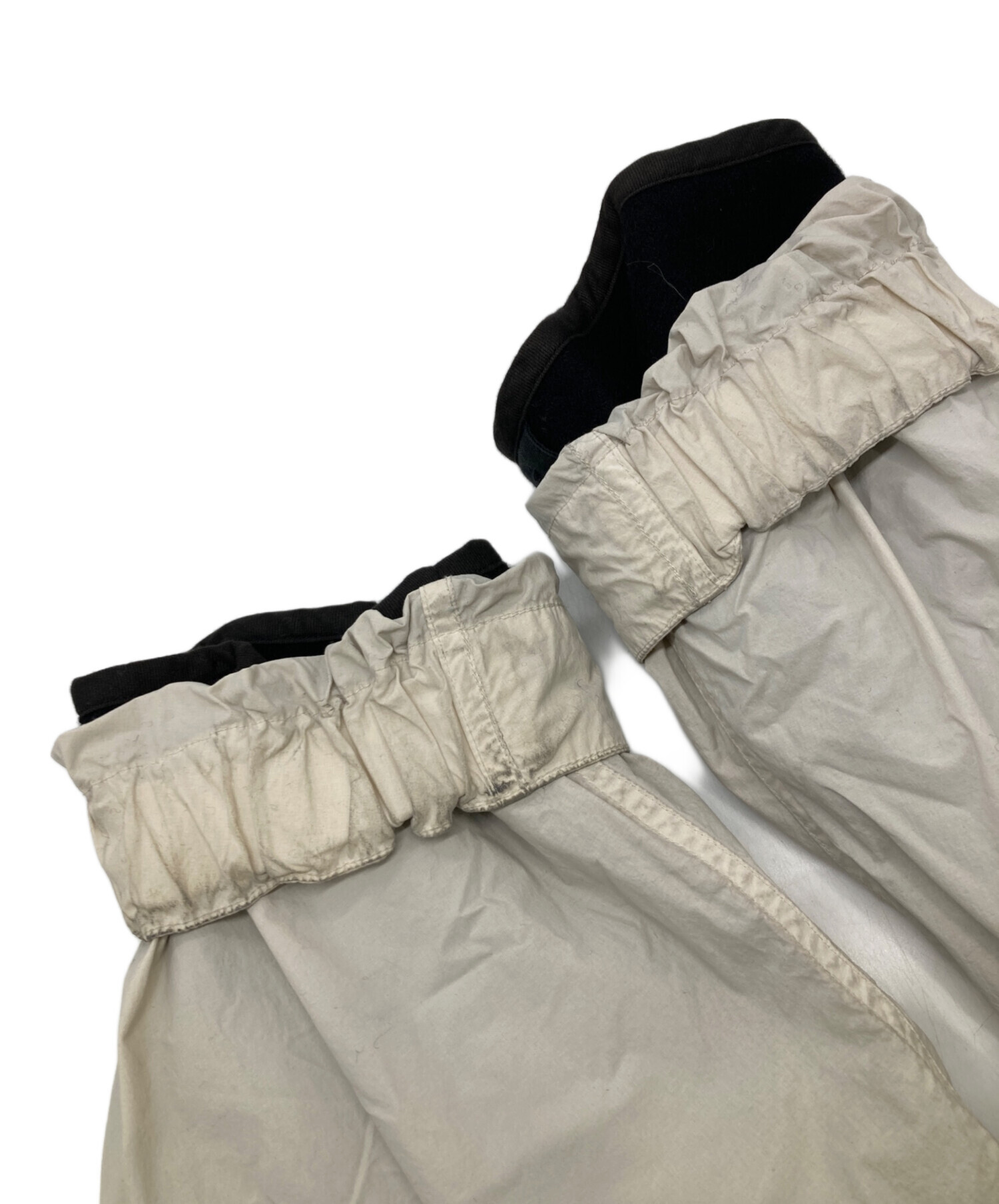 中古・古着通販】ATON (エイトン) AIR VENTILE FISHTAIL COAT ベージュ