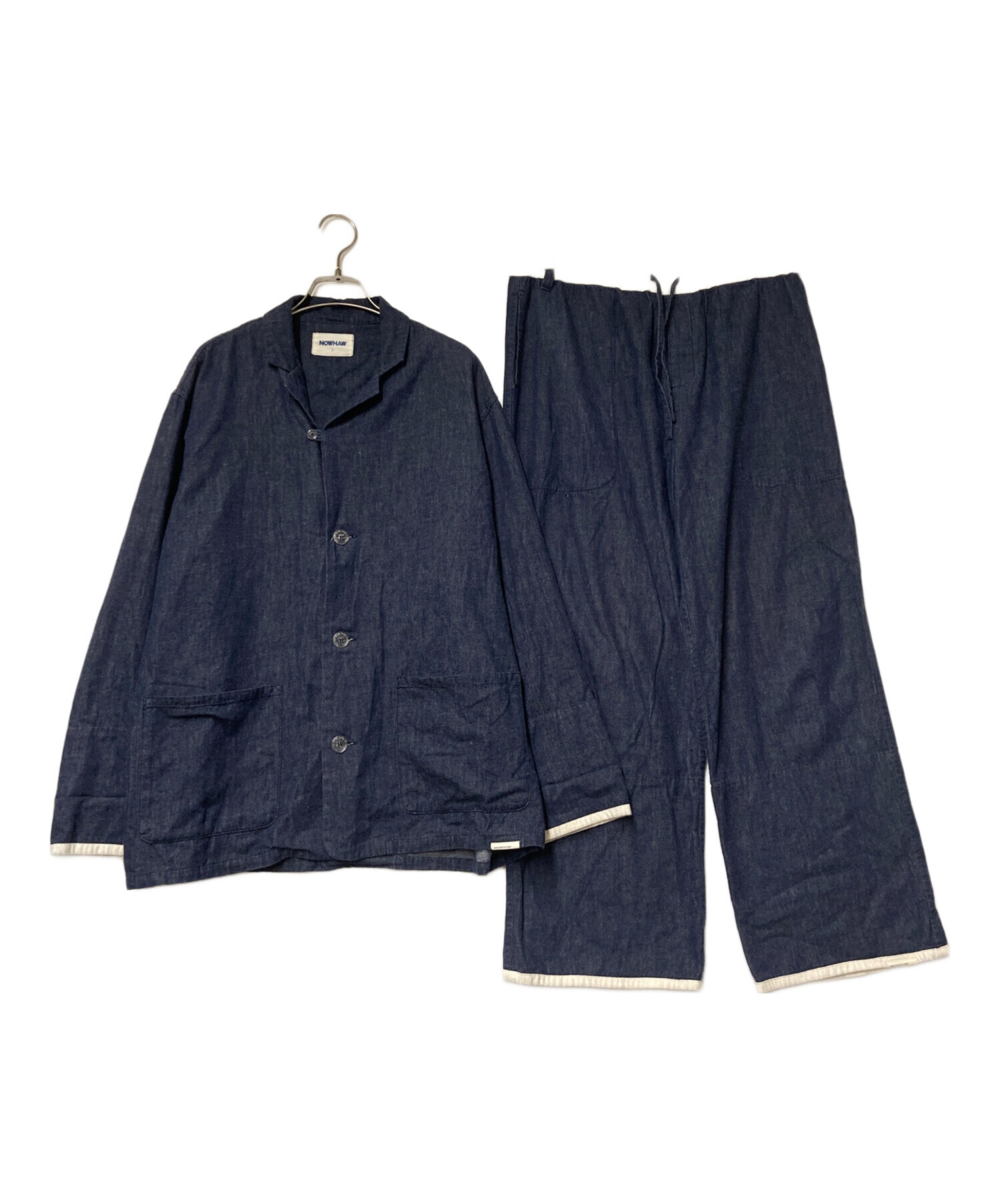 中古・古着通販】NOWHAW (ノウハウ) パジャマセットアップ インディゴ 