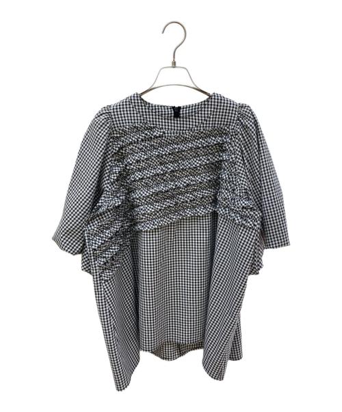 中古・古着通販】BayBee (ベイビー) スランティングフリルブラウス 
