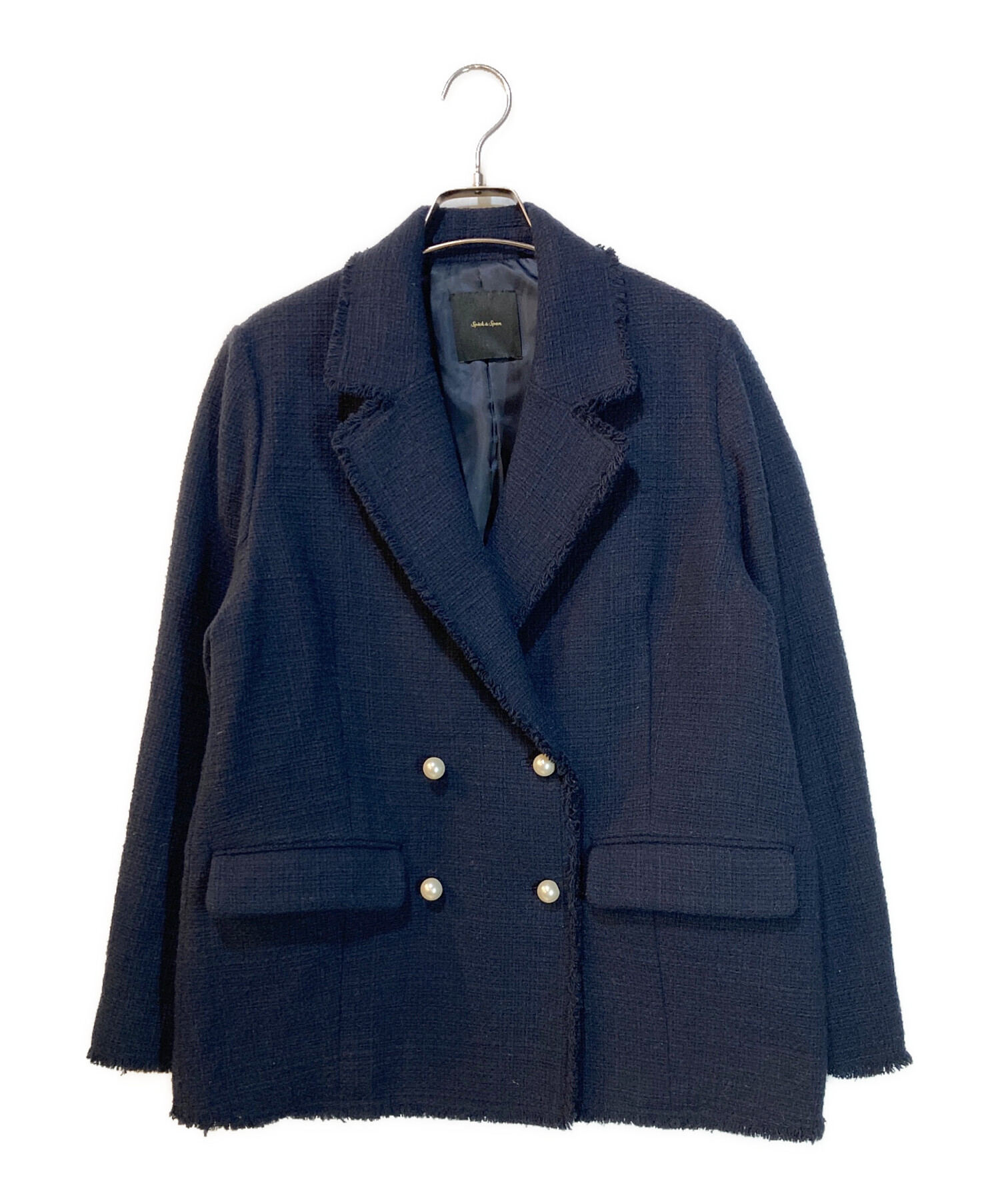 Spick&Span ダブルジャケット Spick&Span スピックアンドスパン♡ファンシーツィードダブル