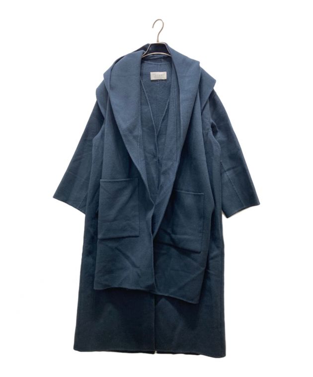 ETRE TOKYO フーディリバーコート　ネイビー　S 中古・古着通販】ETRE TOKYO (エトレトウキョウ) フーディーストール