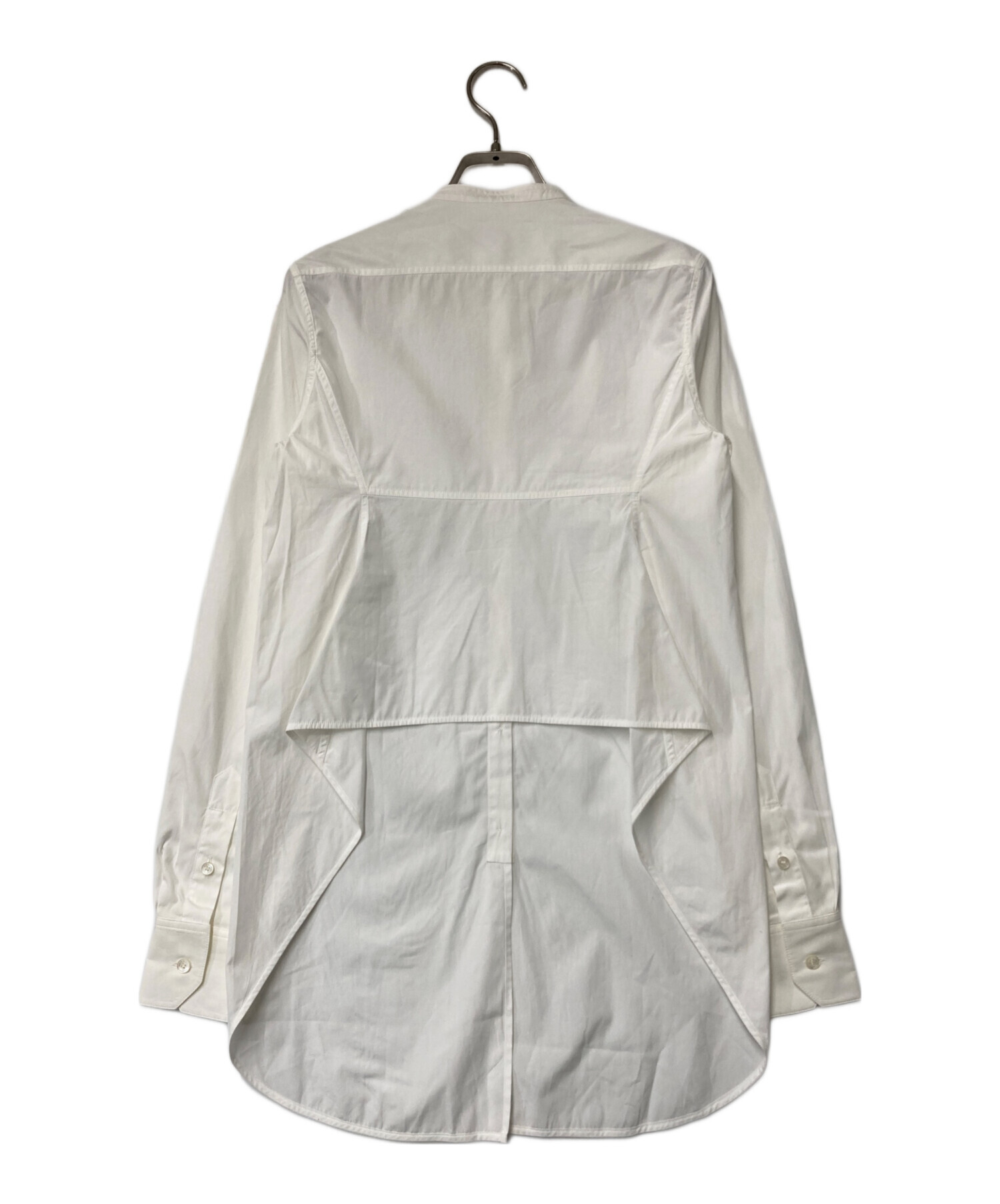 中古・古着通販】CELINE (セリーヌ) バンドカラーシャツ ホワイト  