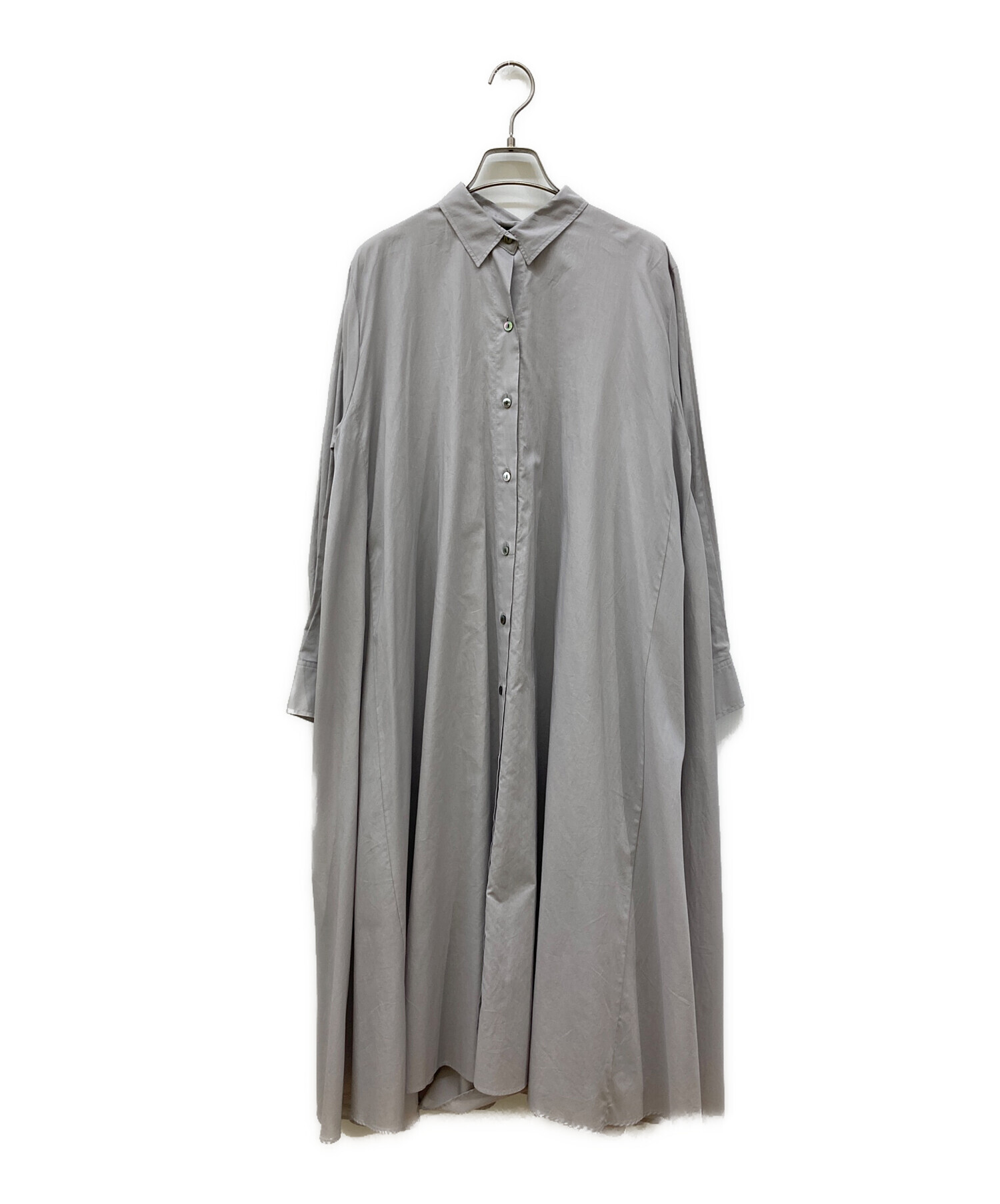 中古・古着通販】mizuiro-ind (ミズイロインド) シャツワンピース 