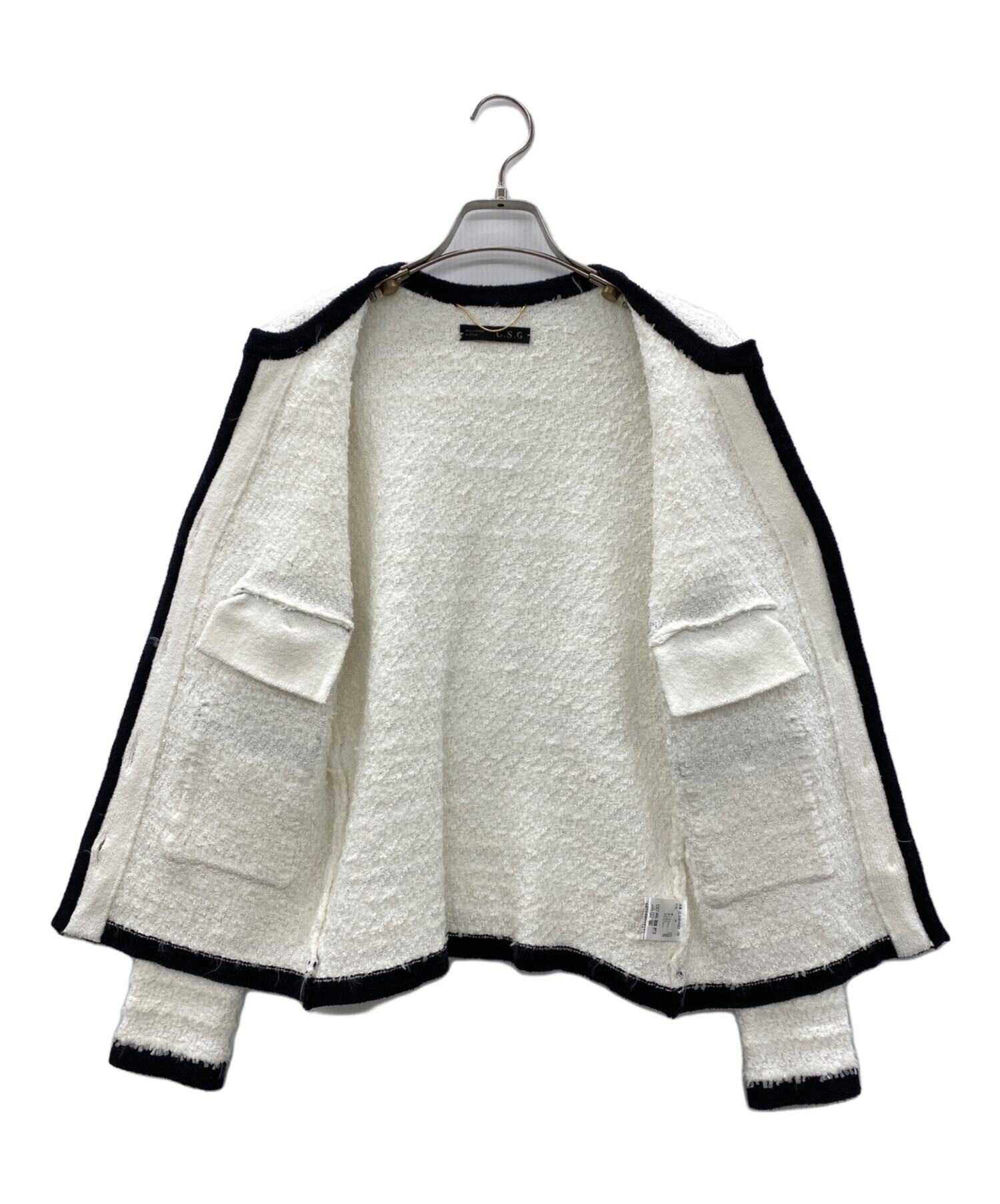 中古・古着通販】Curensology (カレンソロジー) Mole Tweed Cardigan