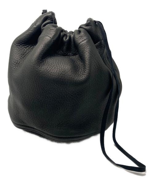 中古・古着通販】FILL THE BILL (フィルザビル) レザー巾着バッグ