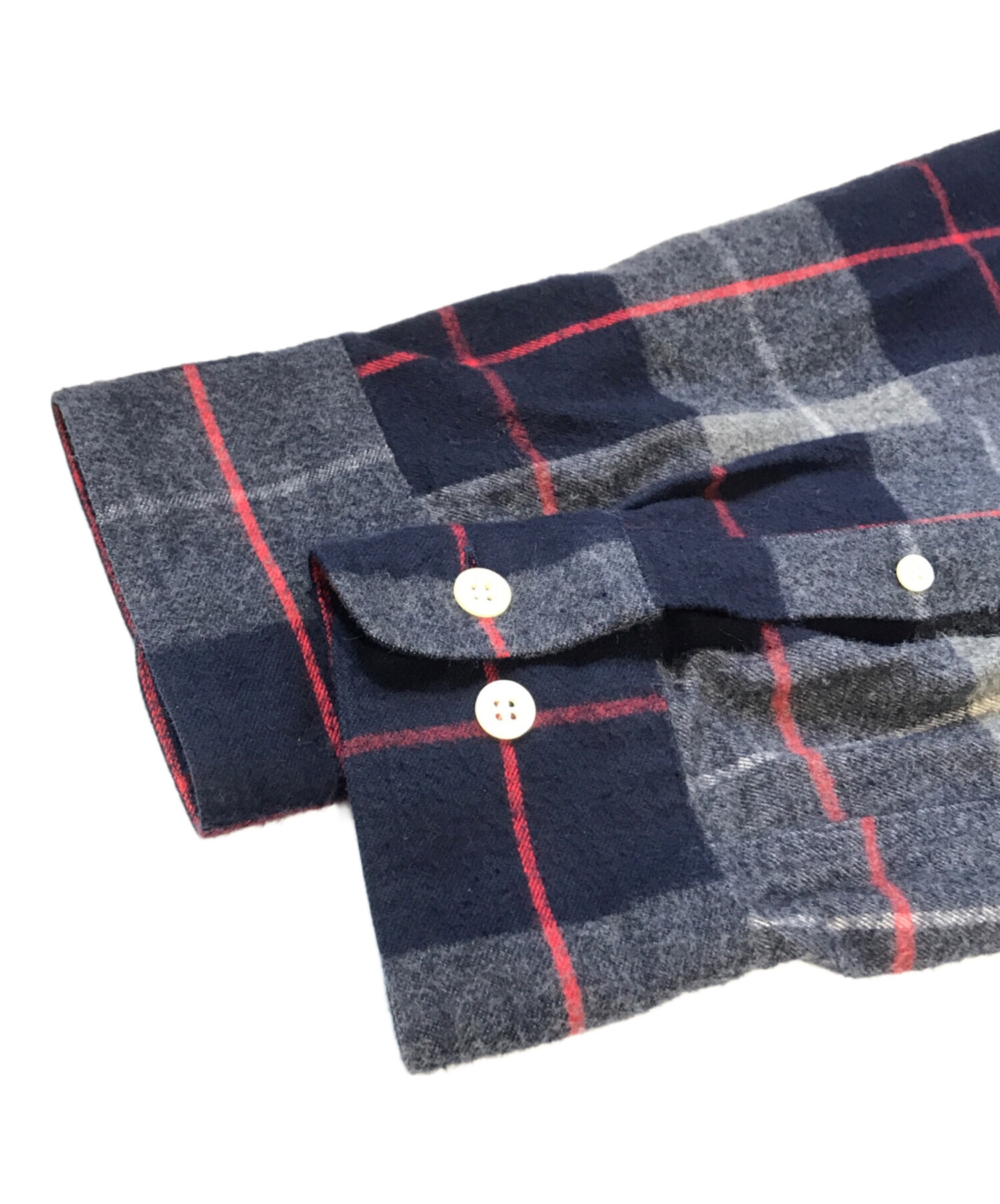 中古・古着通販】DESCENDANT (ディセンダント) チェックネルシャツ