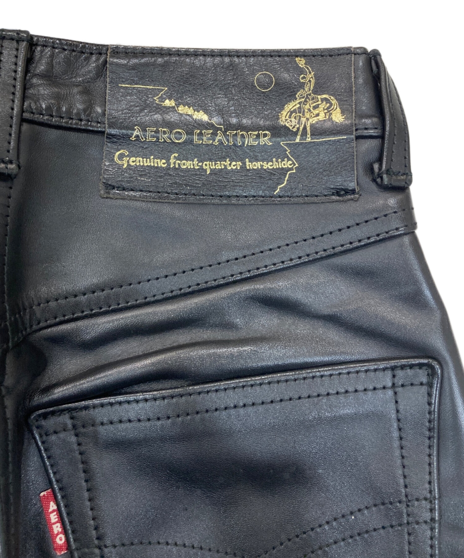 中古・古着通販】Aero LEATHER (エアロレザー) Genuine front-quarter 