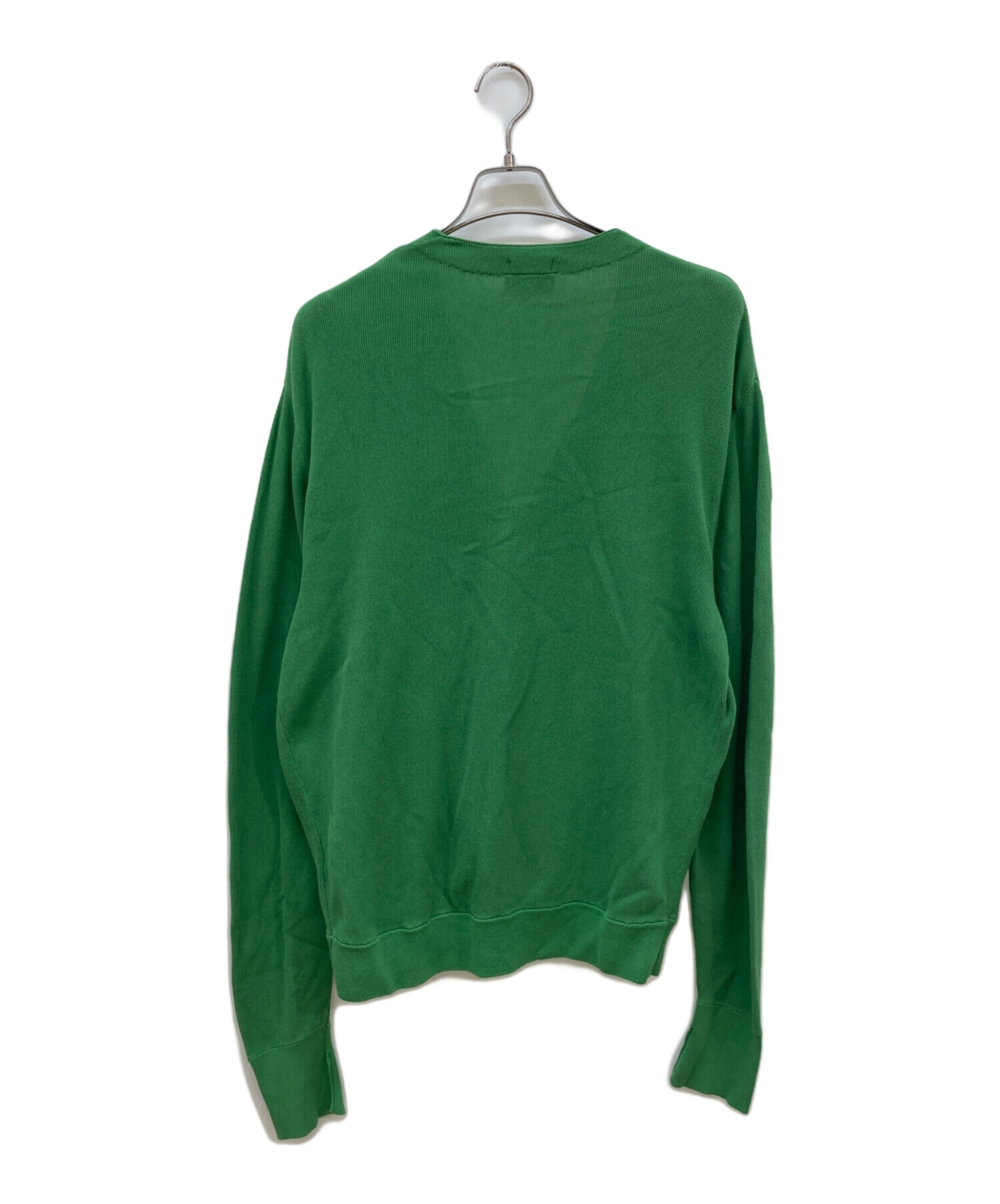 中古・古着通販】LACOSTE (ラコステ) コットンカーディガン グリーン
