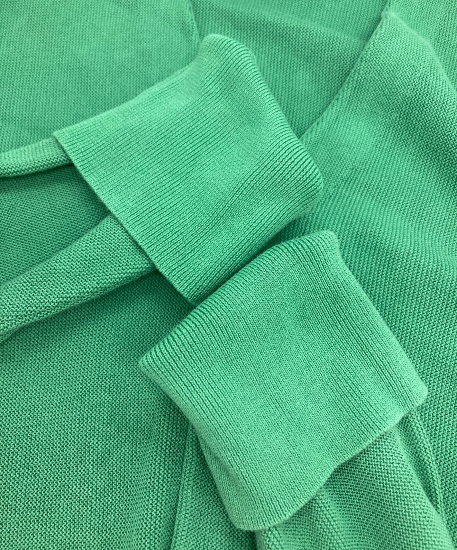 中古・古着通販】LACOSTE (ラコステ) コットンカーディガン グリーン