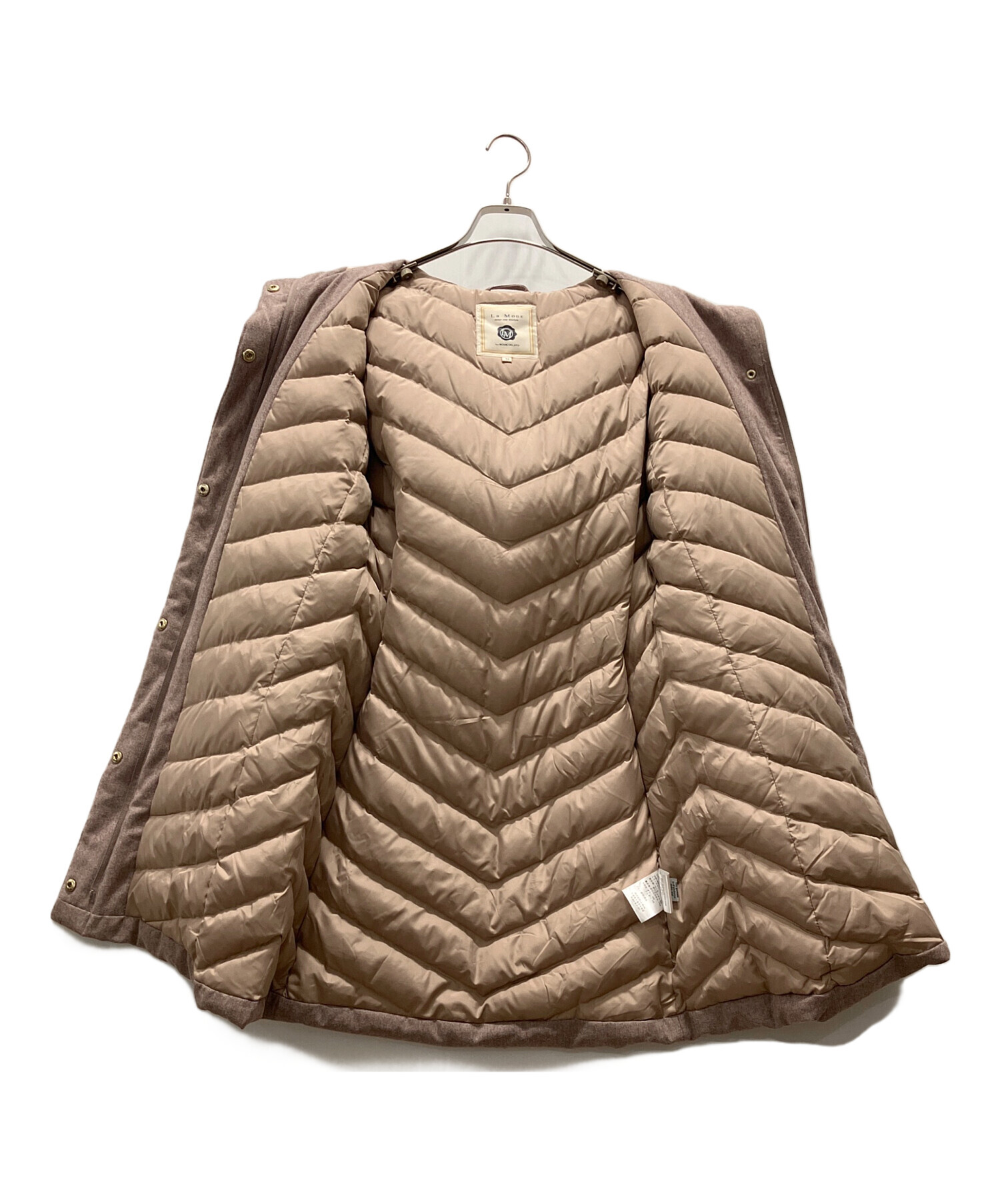 中古・古着通販】La MODE (ラモード) ファー付きダウンコート ベージュ