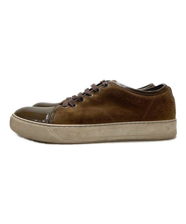 中古・古着通販】LANVIN (ライバン) パテント×スエード スニーカー 