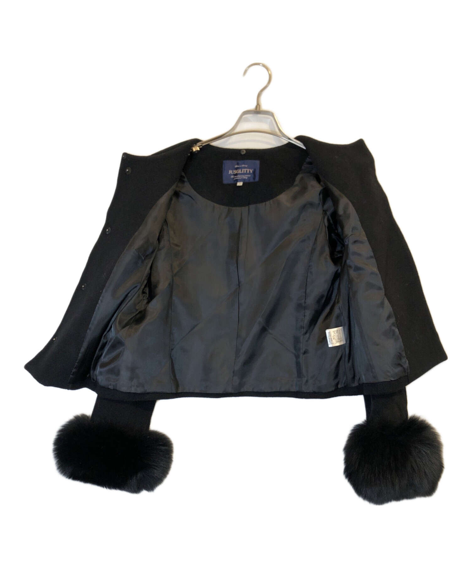 中古・古着通販】JUSGLITTY (ジャスグリッティー) ファー付2WAY