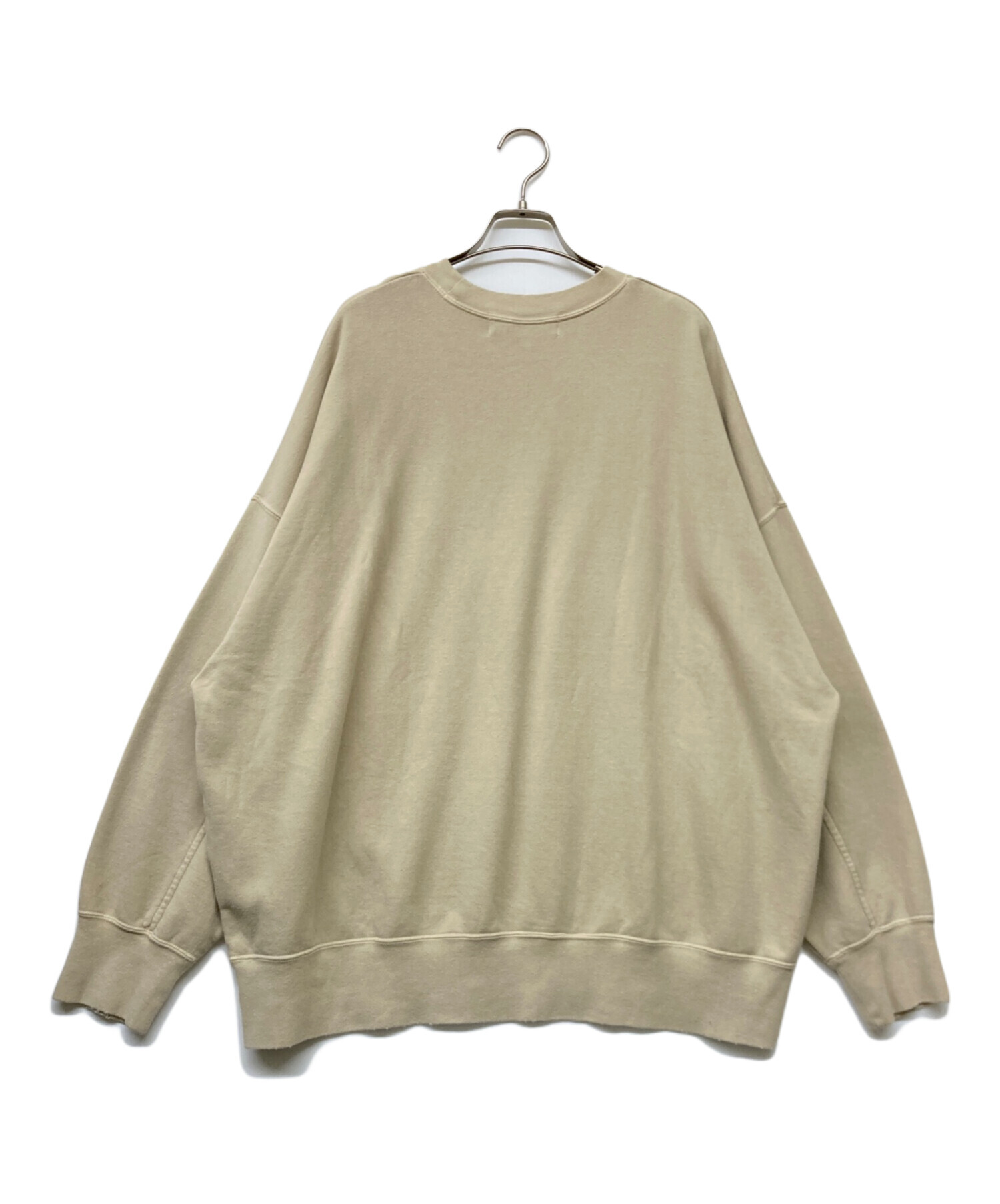 R JUBILEE◇ベーシックスウェット◇ベージュ 中古・古着通販】R JUBILEE (アールジュビリー) Basic Sweat Print