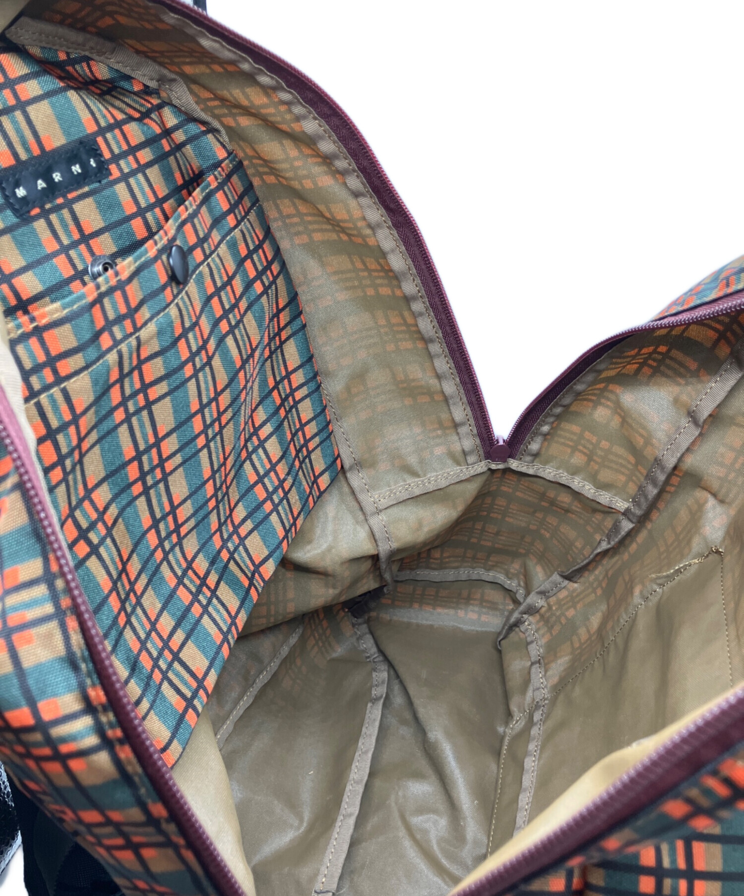 PORTER × MARNI リュックサック バックパック チェック マルニ 楽天