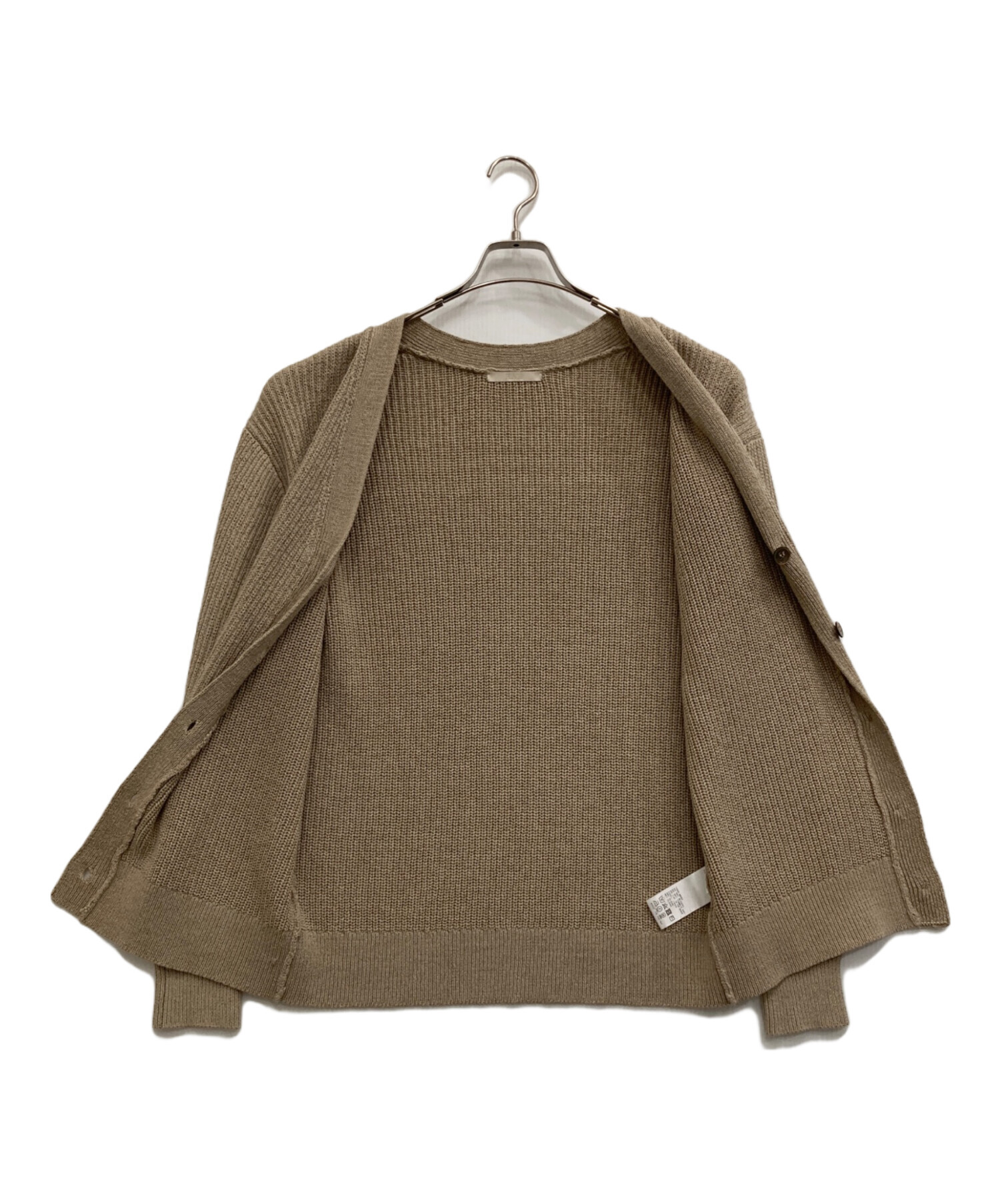 Plage Cotton アゼ カーディガン プラージュ 中古・古着通販】Plage (プラージュ) テープヤーン アゼ カーディガン