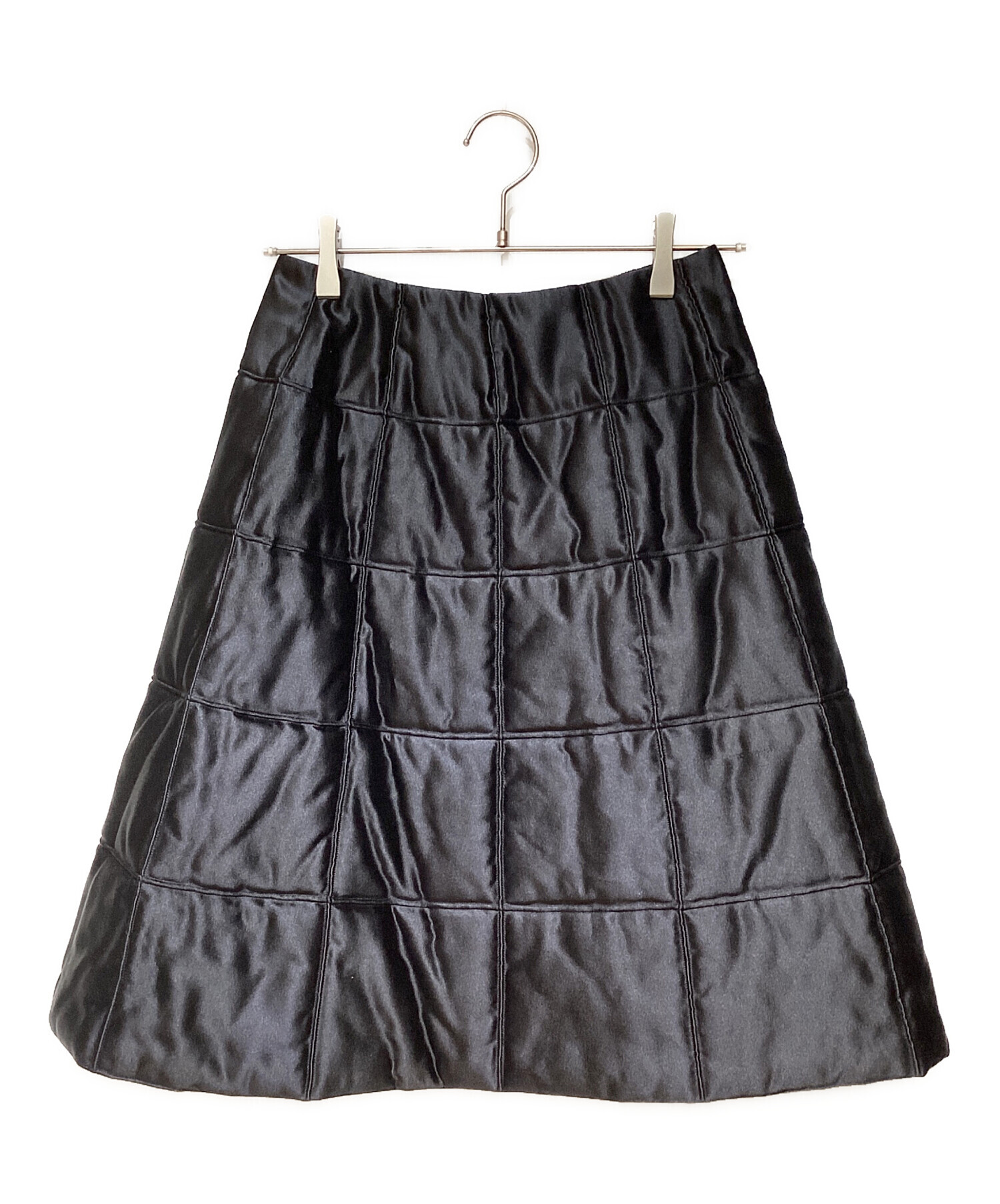 中古・古着通販】CHANEL (シャネル) チェック柄シルクスカート 
