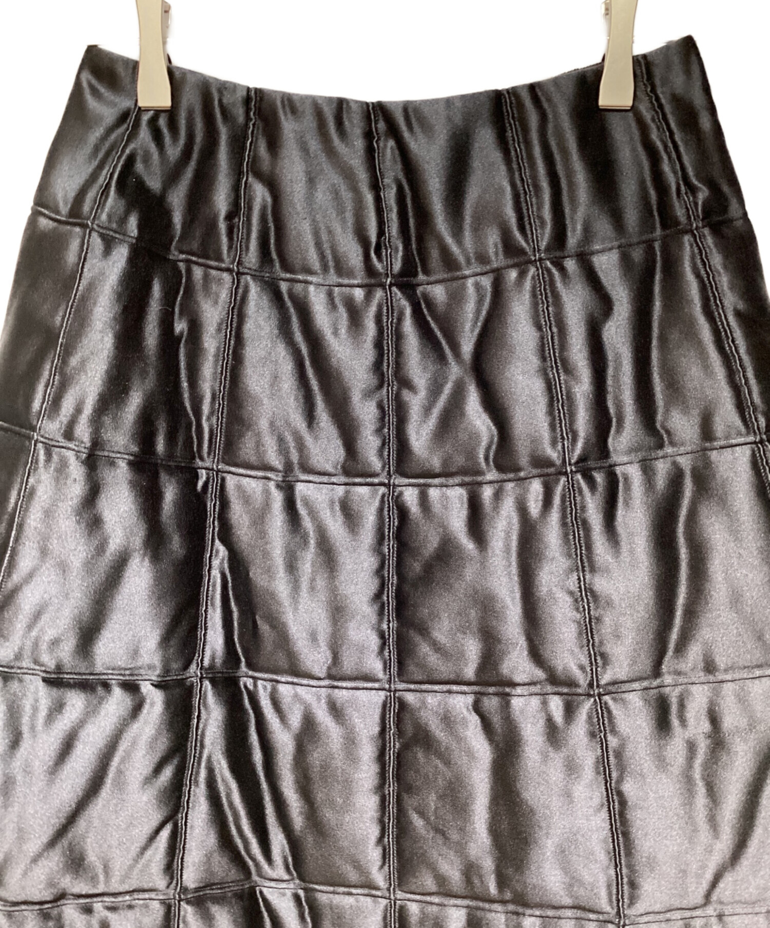 中古・古着通販】CHANEL (シャネル) チェック柄シルクスカート 