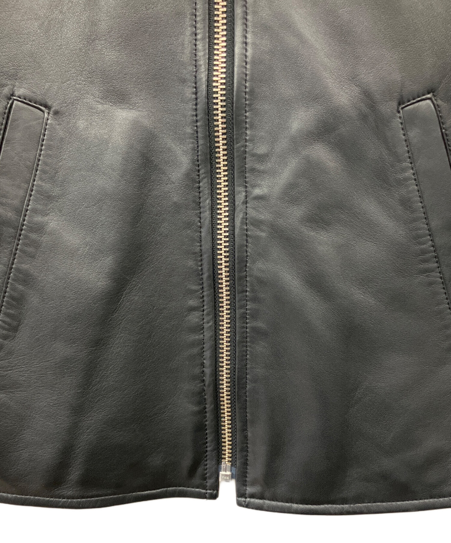 中古・古着通販】RAY BEAMS (レイ ビームス) ラムレザー ノーカラー