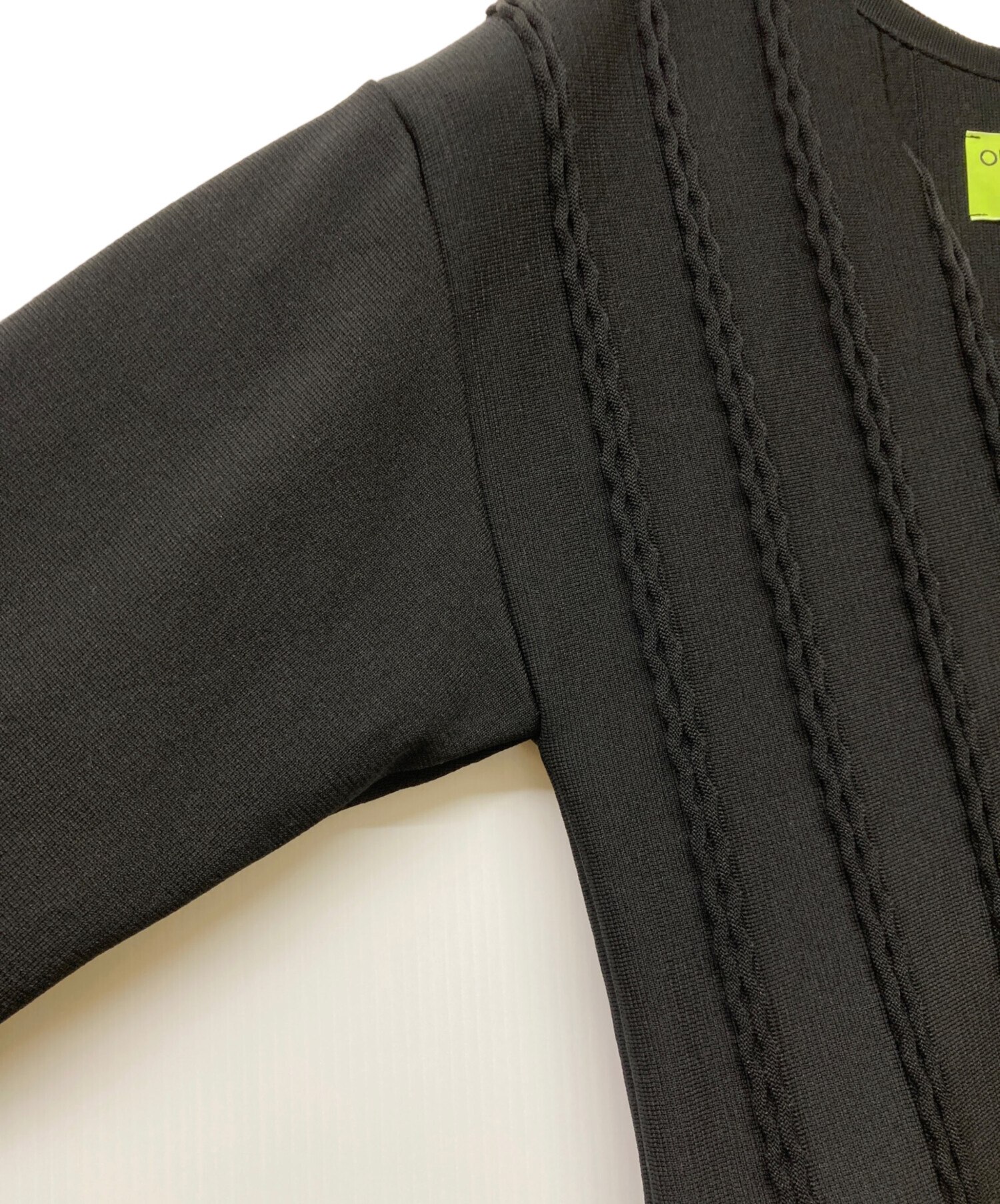 中古・古着通販】ODAKHA (オダカ) フレアカーディガン ブラック サイズ