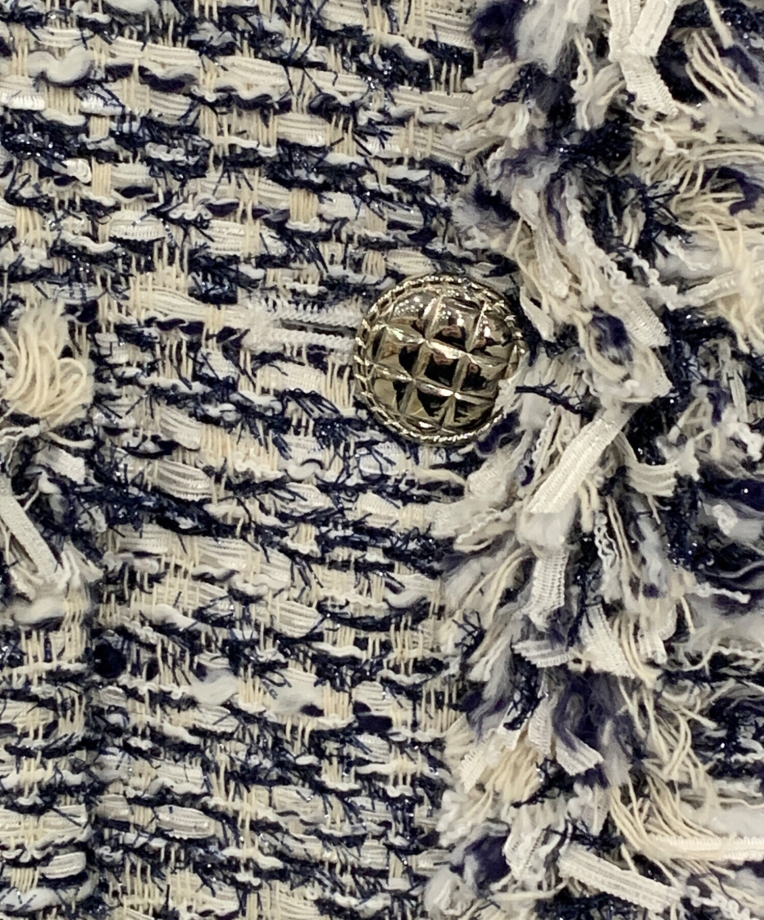 STRASBURGO ストラスブルゴ　ツイード　ジレ 中古・古着通販】STRASBURGO (ストラスブルゴ) ツイードジレ ネイビー