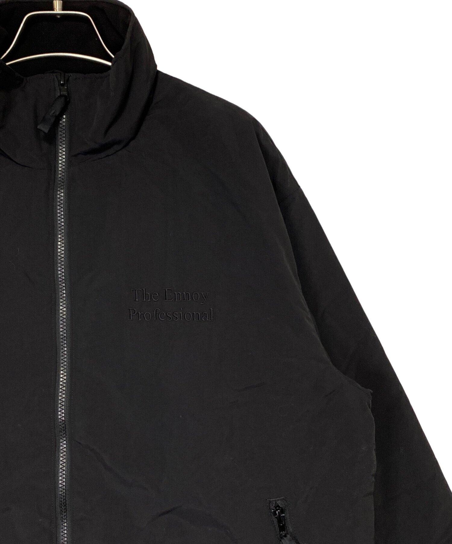 中古・古着通販】ENNOY (エンノイ) NYLON PADDED JACKET ブラック