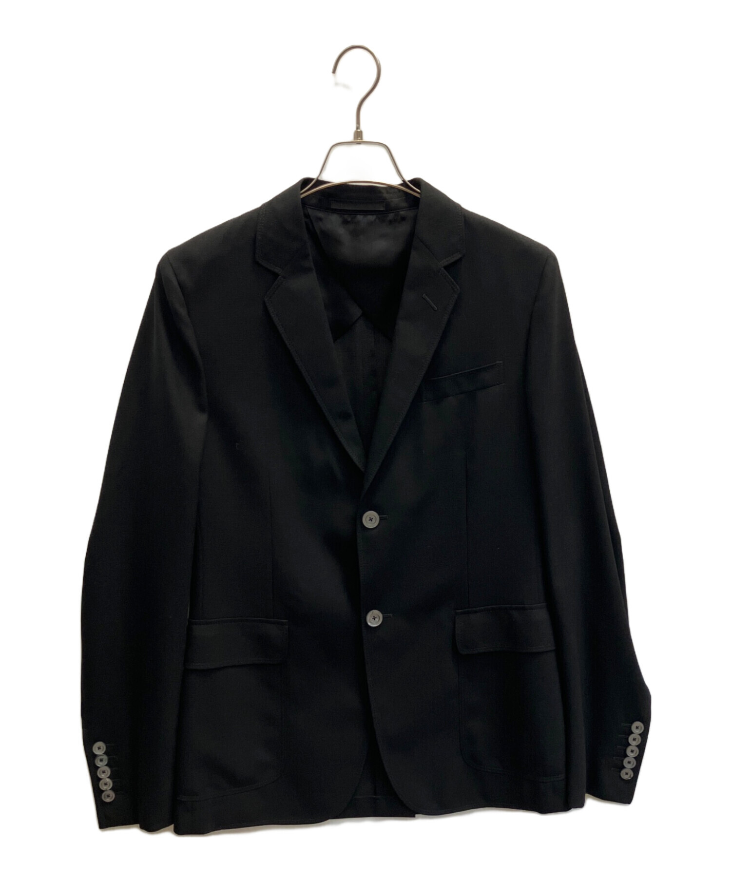 中古・古着通販】GUCCI (グッチ) 2Bジャケット ブラック サイズ:46 