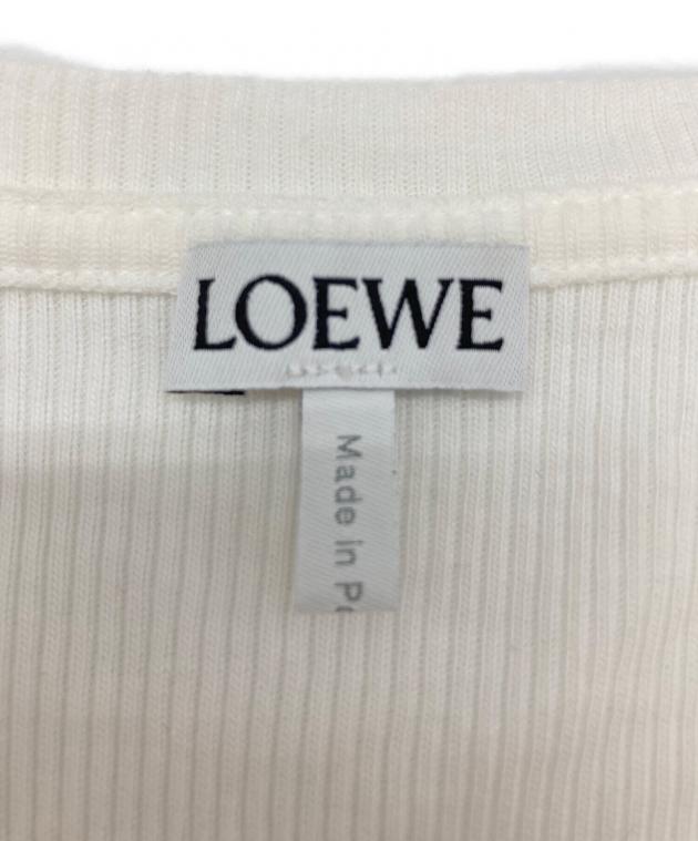 【美品】ロエベ　タンクトップ　ホワイト xs 楽天市場】ロエベ TTWN LOEWE タンクトップの通販
