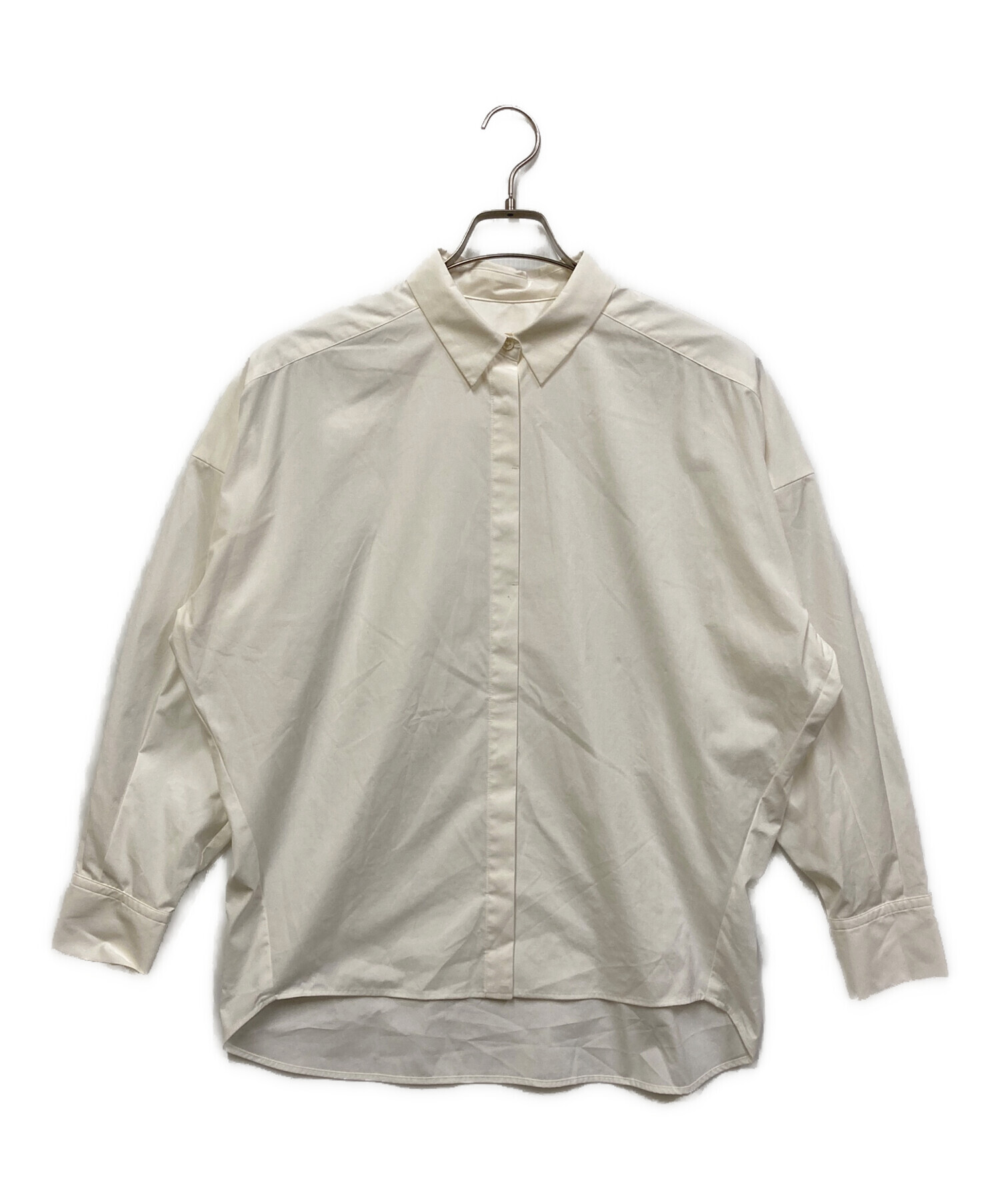 中古・古着通販】SOEJU (ソージュ) コクーンシャツ ホワイト サイズ 