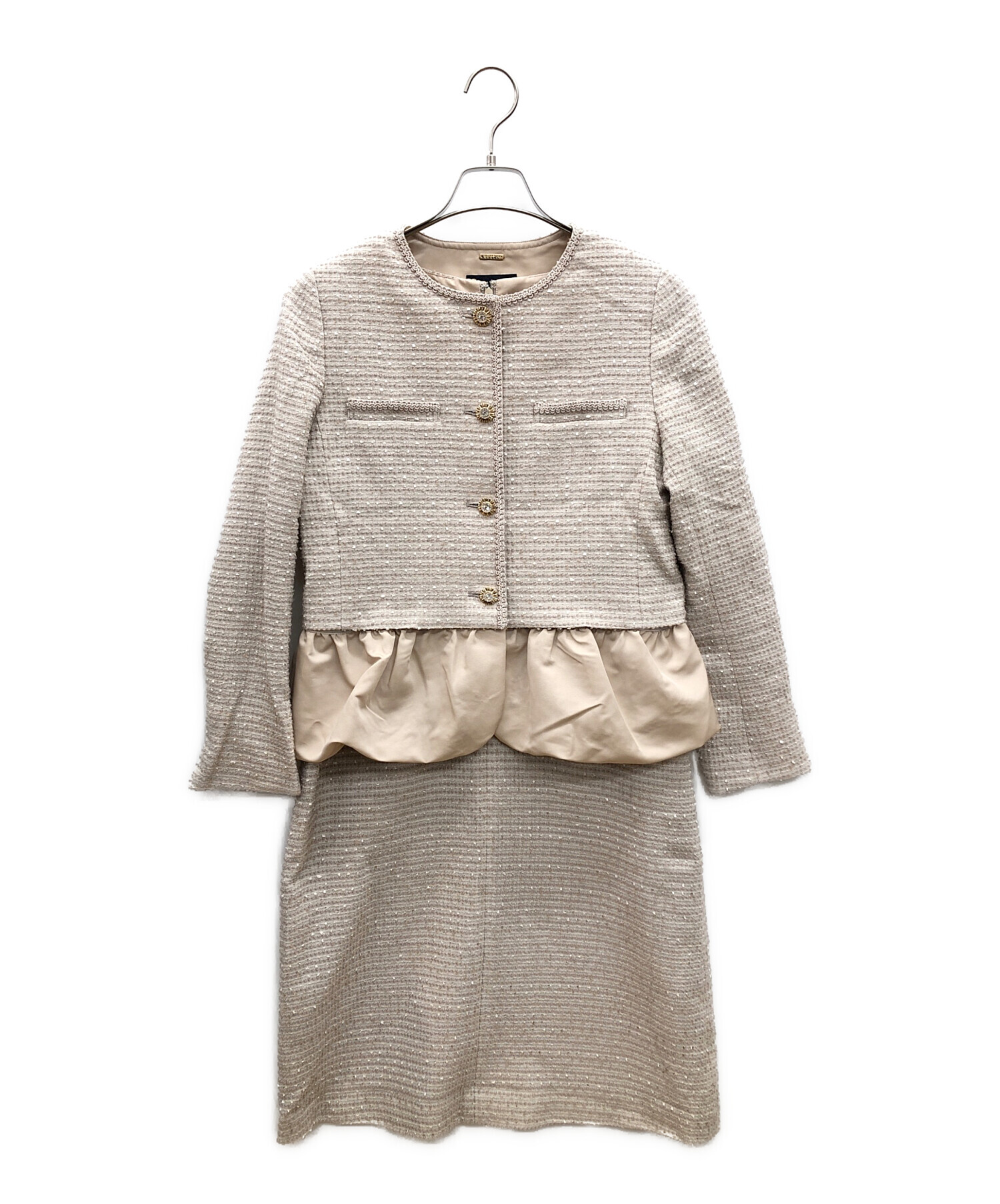 モラビトスペル　ワンピース38 美品】MORABITO モラビトスペルワンピース38 M 黒