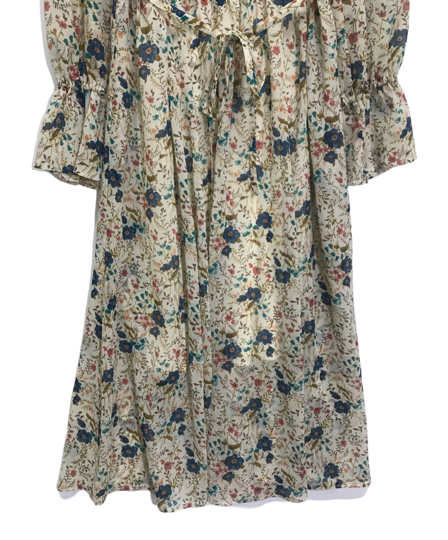 美品❇️マッキントッシュフィロソフィー 花柄 ロングワンピース 36 S 中古・古着通販】MACKINTOSH PHILOSOPHY (マッキントッシュ