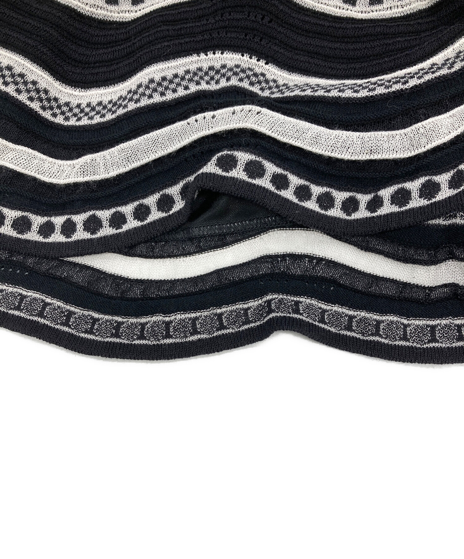 中古・古着通販】missoni (ミッソーニ) ニットワンピース ブラック