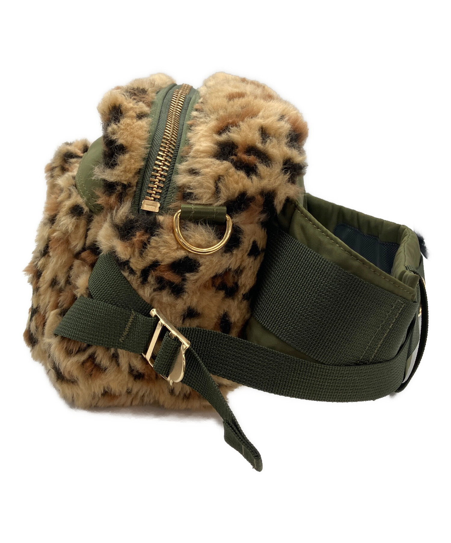 sacai×PORTER レオパード ウエストポーチ 中古・古着通販】sacai (サカイ) PORTER (ポーター) LEOPARD FAUX FUR