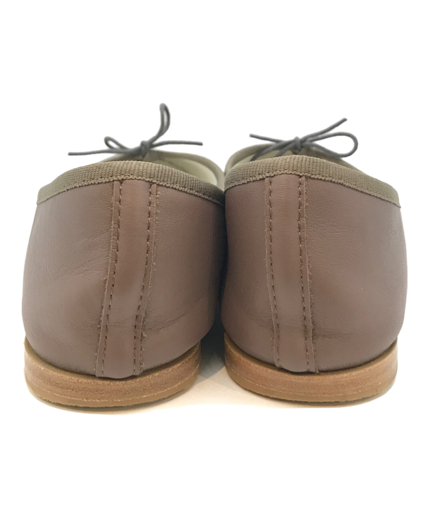 中古・古着通販】Repetto (レペット) レザーバレエシューズ ブラウン 