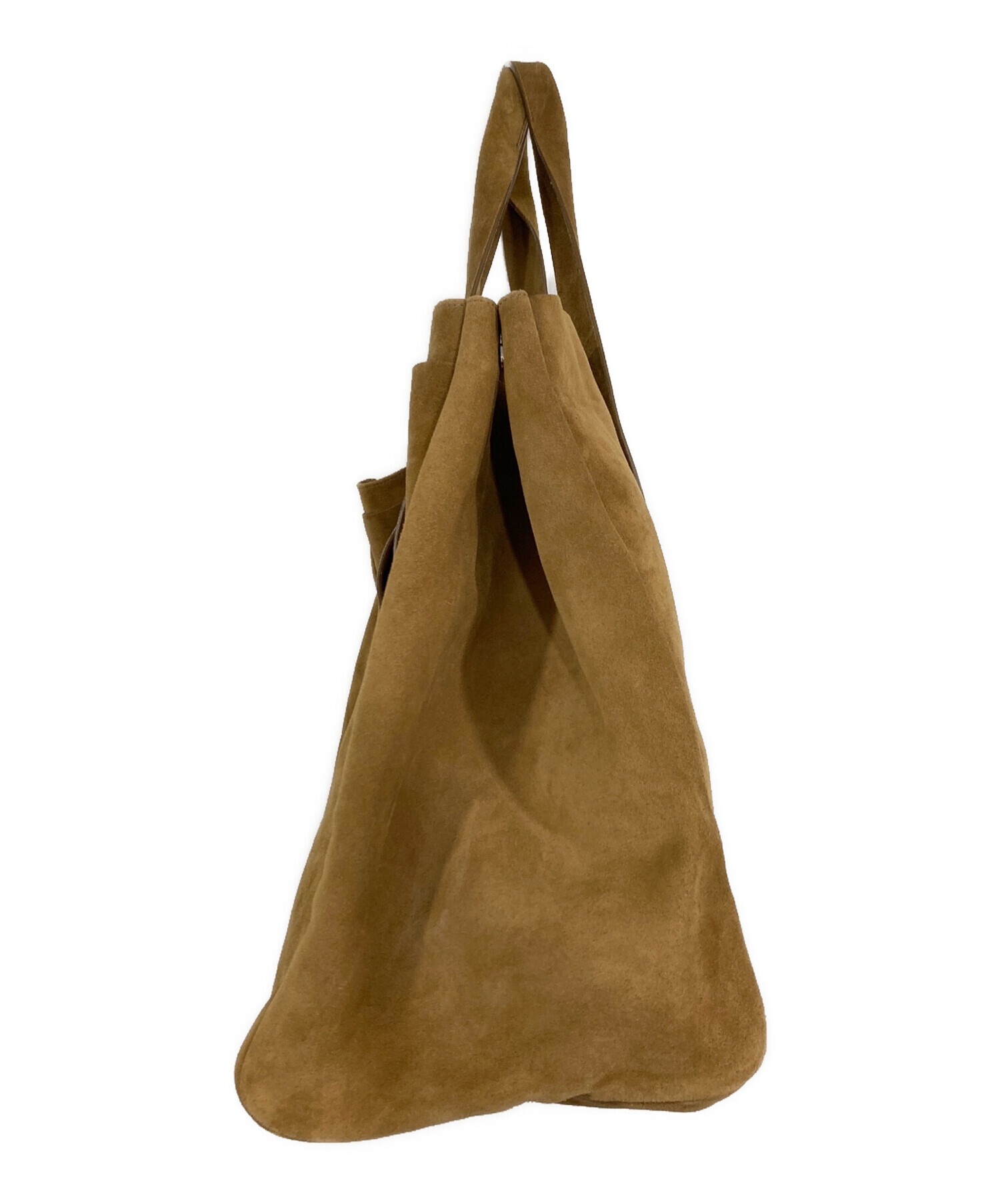 中古・古着通販】theory (セオリー) スウェードトートバッグ ブラウン