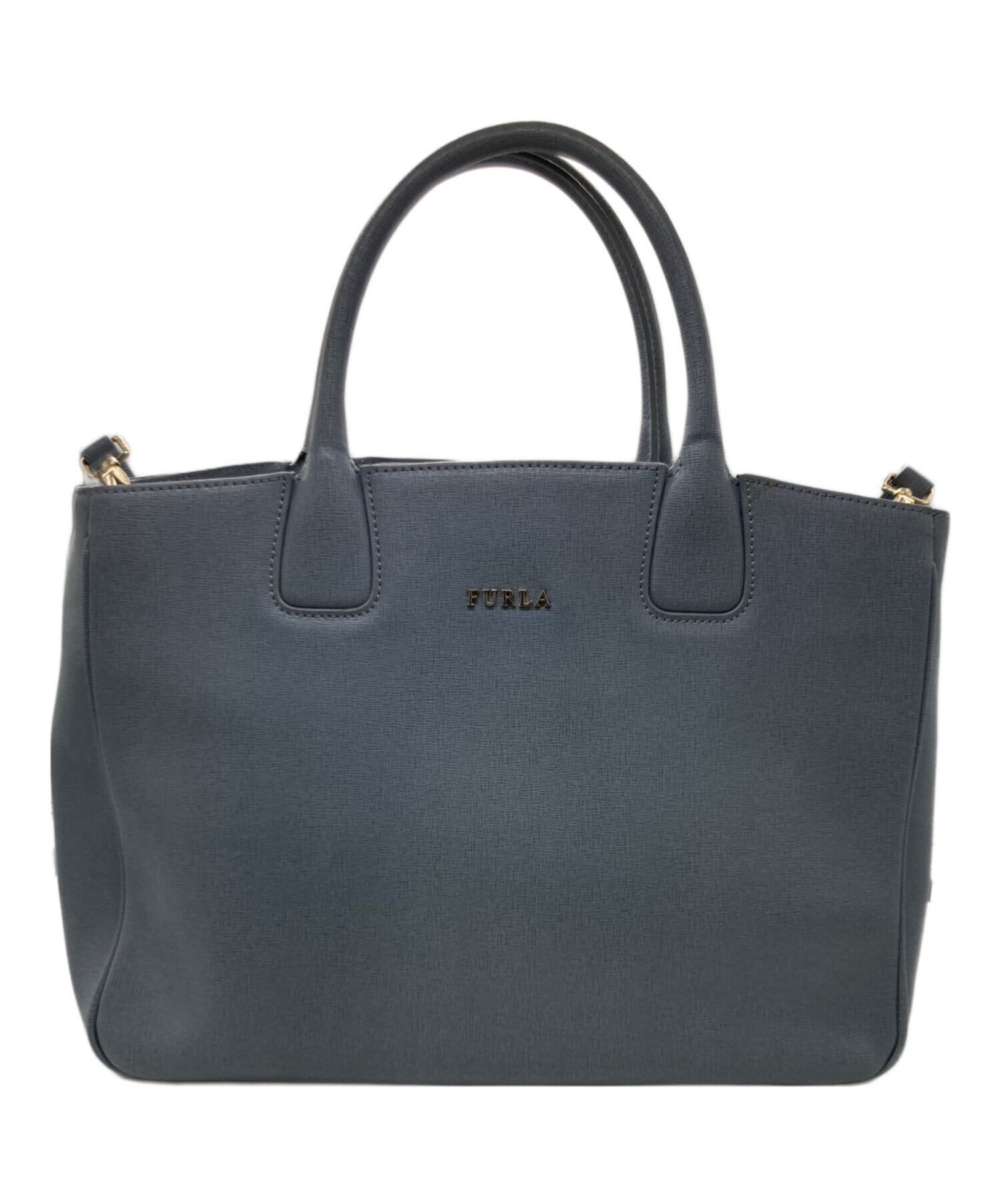 中古・古着通販】FURLA (フルラ) 2WAYトートバッグ ブルー｜ブランド 
