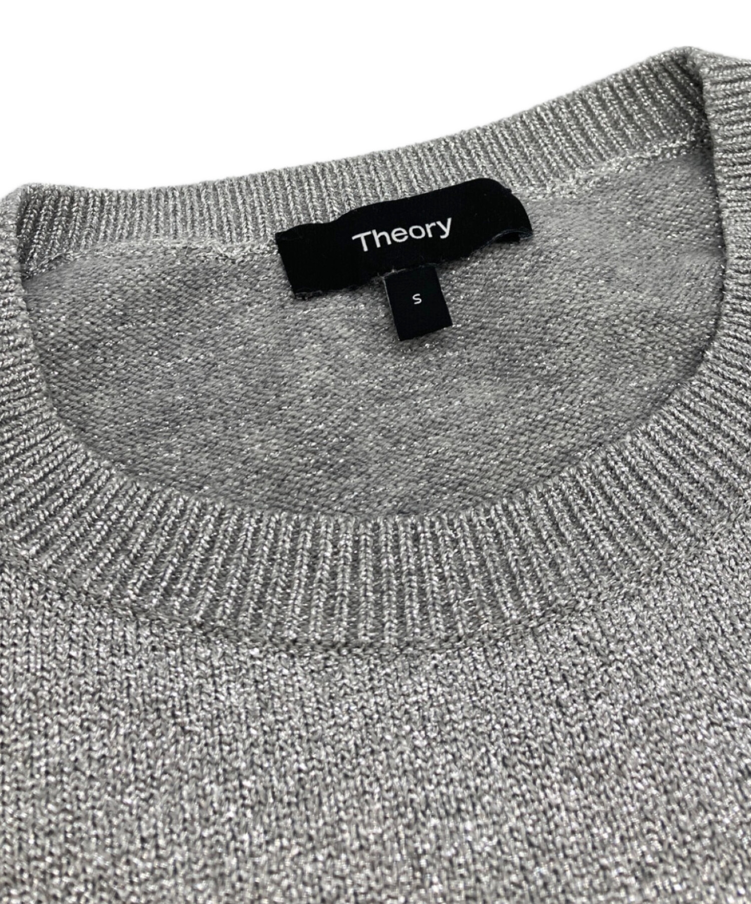 中古・古着通販】theory (セオリー) Metallic Cupro Slim Crew