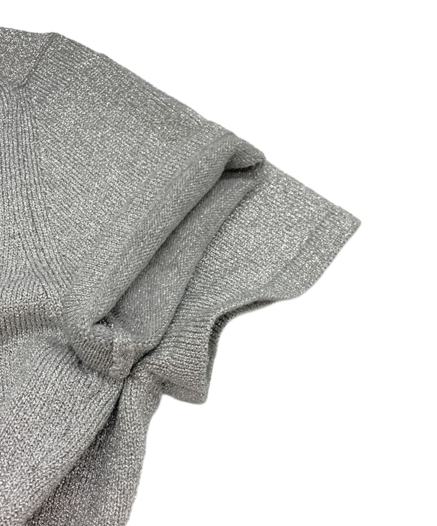 Theory - セオリー LLIC CUPRO SLIM CREW トップス ニット L 中古・古着通販】theory (セオリー) Metallic Cupro Slim Crew