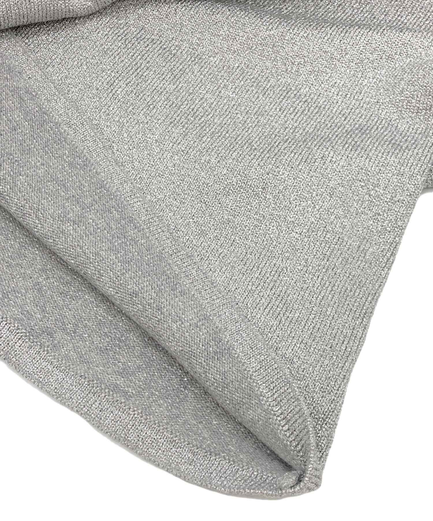 Theory - セオリー LLIC CUPRO SLIM CREW トップス ニット L 中古・古着通販】theory (セオリー) Metallic Cupro Slim Crew