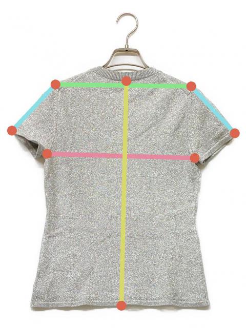 Theory - セオリー LLIC CUPRO SLIM CREW トップス ニット L 中古・古着通販】theory (セオリー) Metallic Cupro Slim Crew