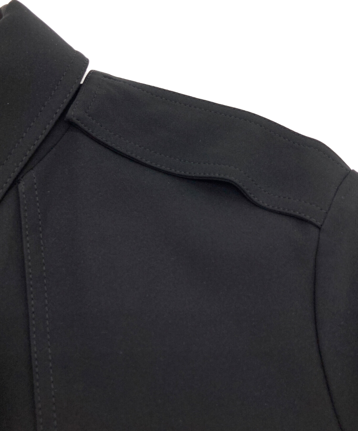 中古・古着通販】theory (セオリー) Dry Crepe Crop Trench W ブラック