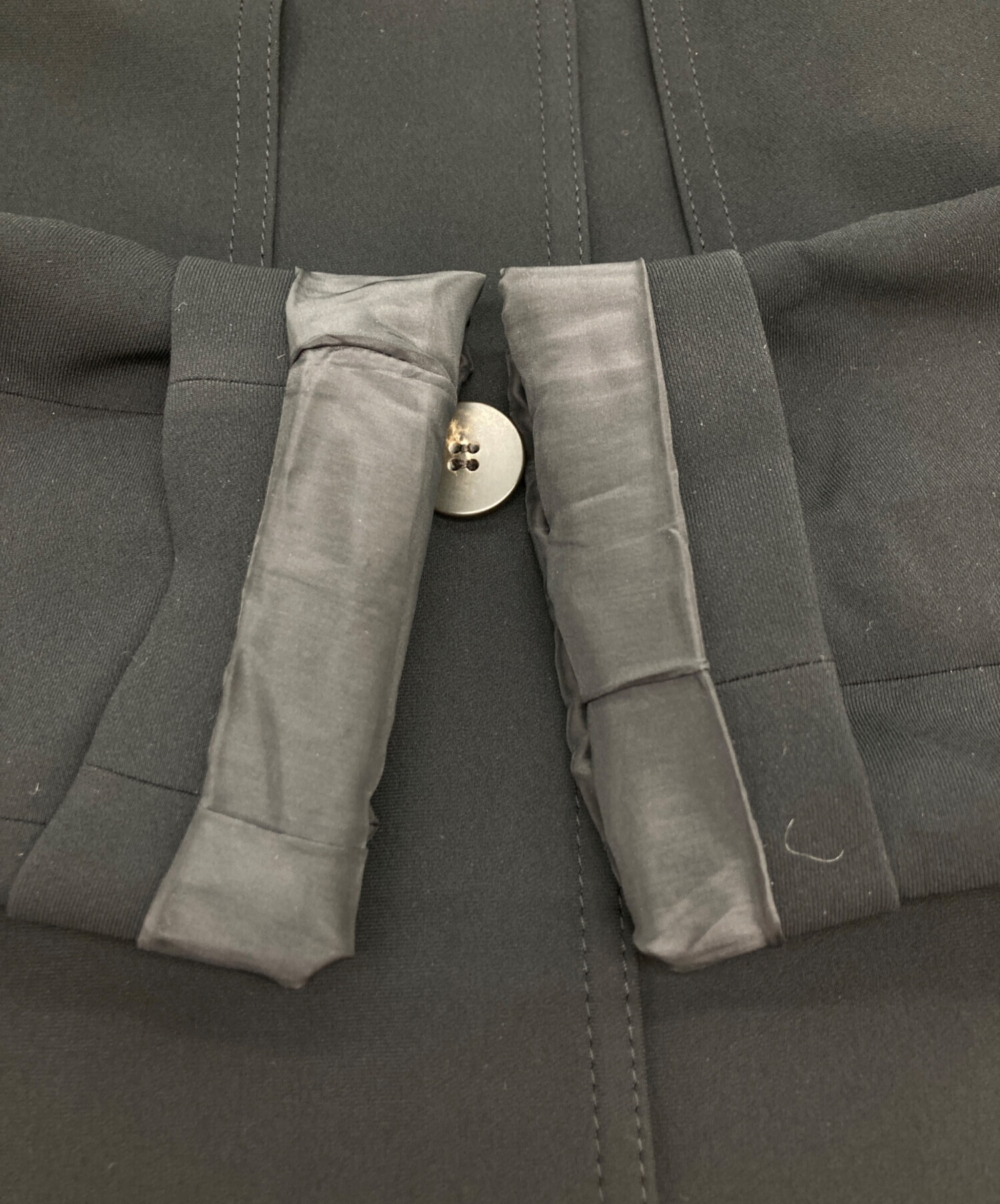 中古・古着通販】theory (セオリー) Dry Crepe Crop Trench W ブラック