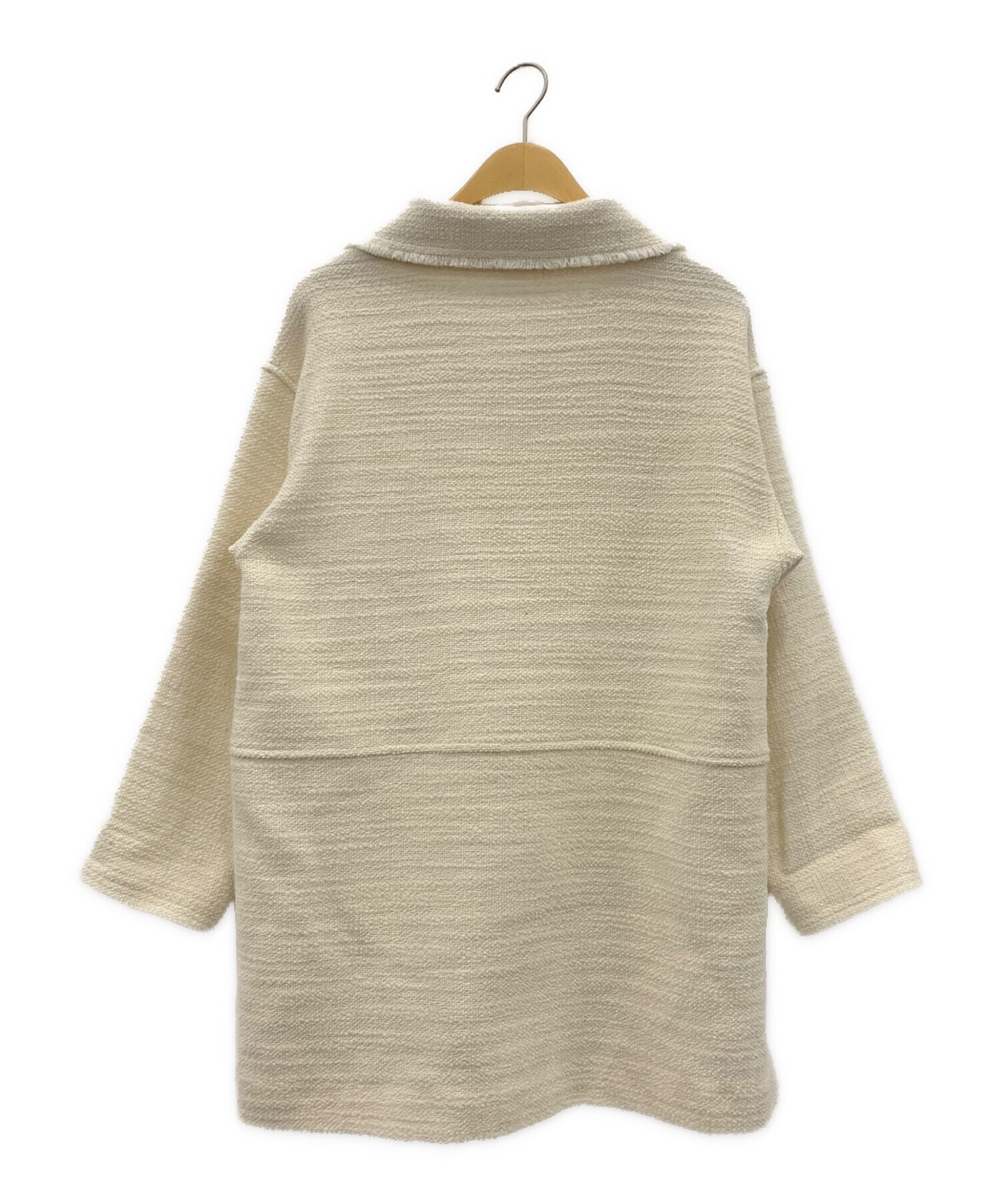 中古・古着通販】Plage (プラージュ) TWEED half zip（ツイードハーフ 