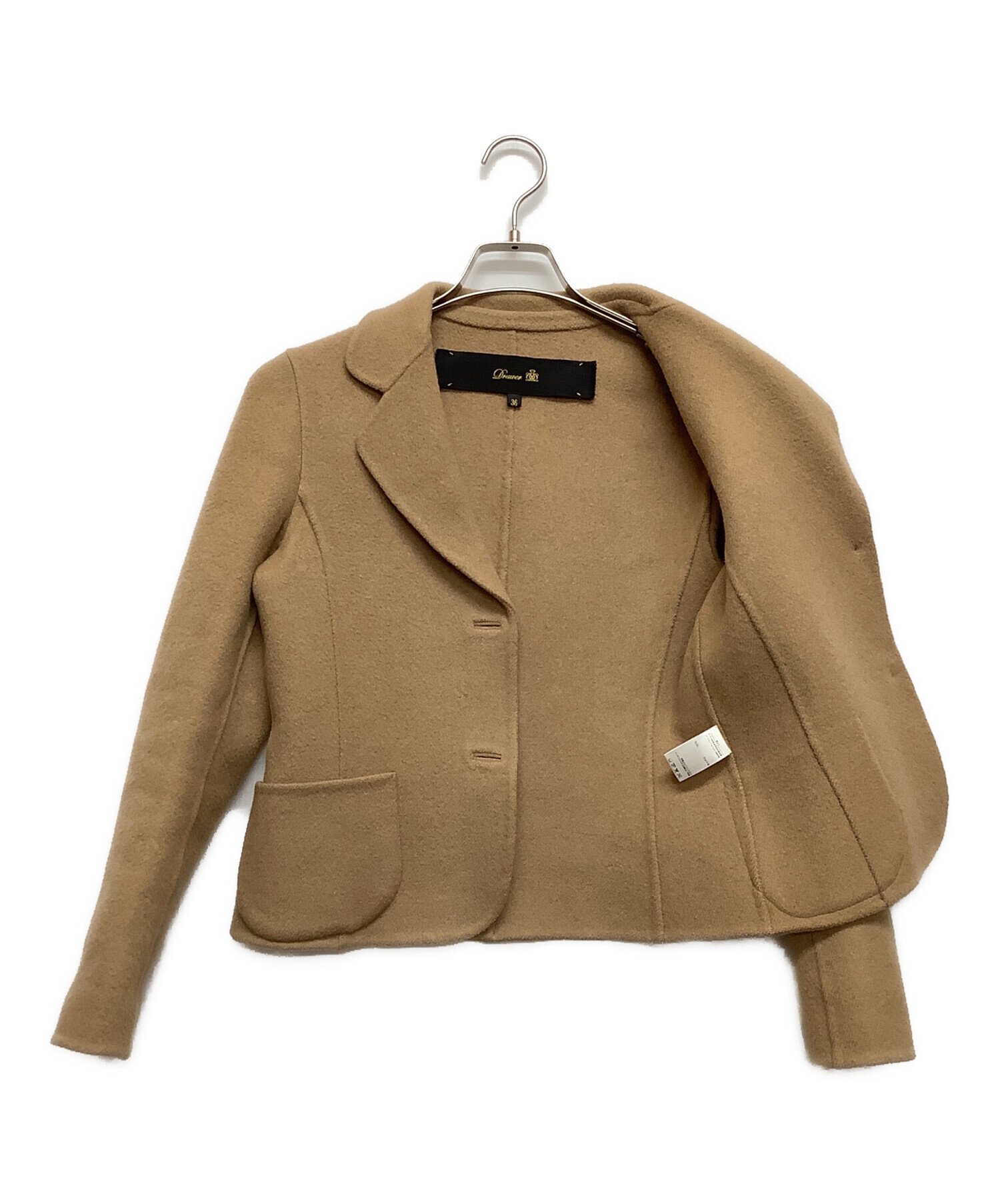 専用　ドゥロワー Drawer ラップスカート ベージュ キャメル 36 ドゥロワー Drawer ラップスカート ベージュ キャメル 36