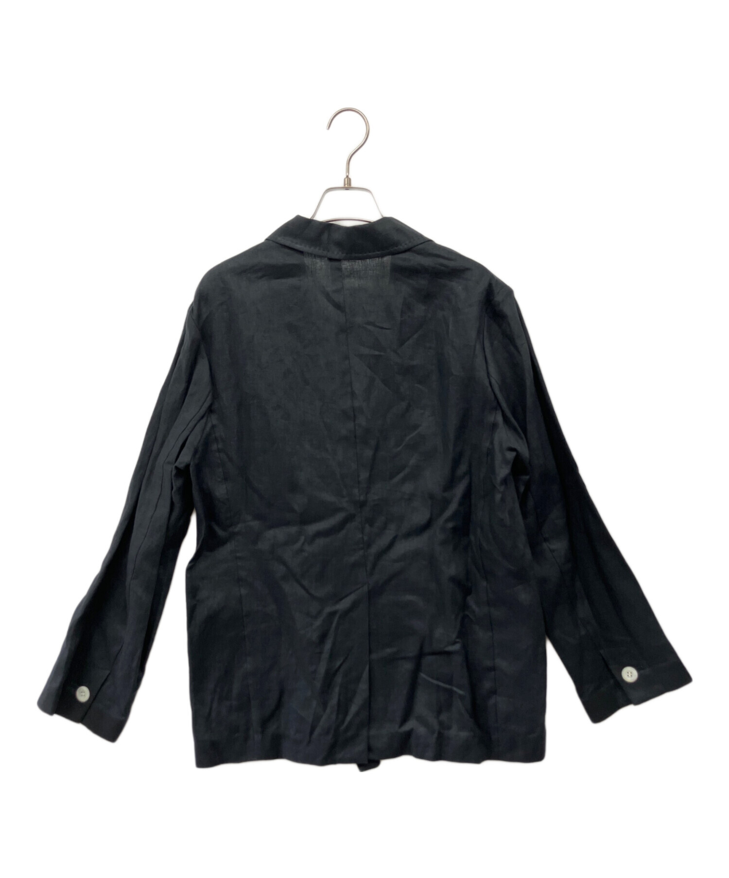 中古・古着通販】IENA (イエナ) フレンチリネンジャケット ネイビー