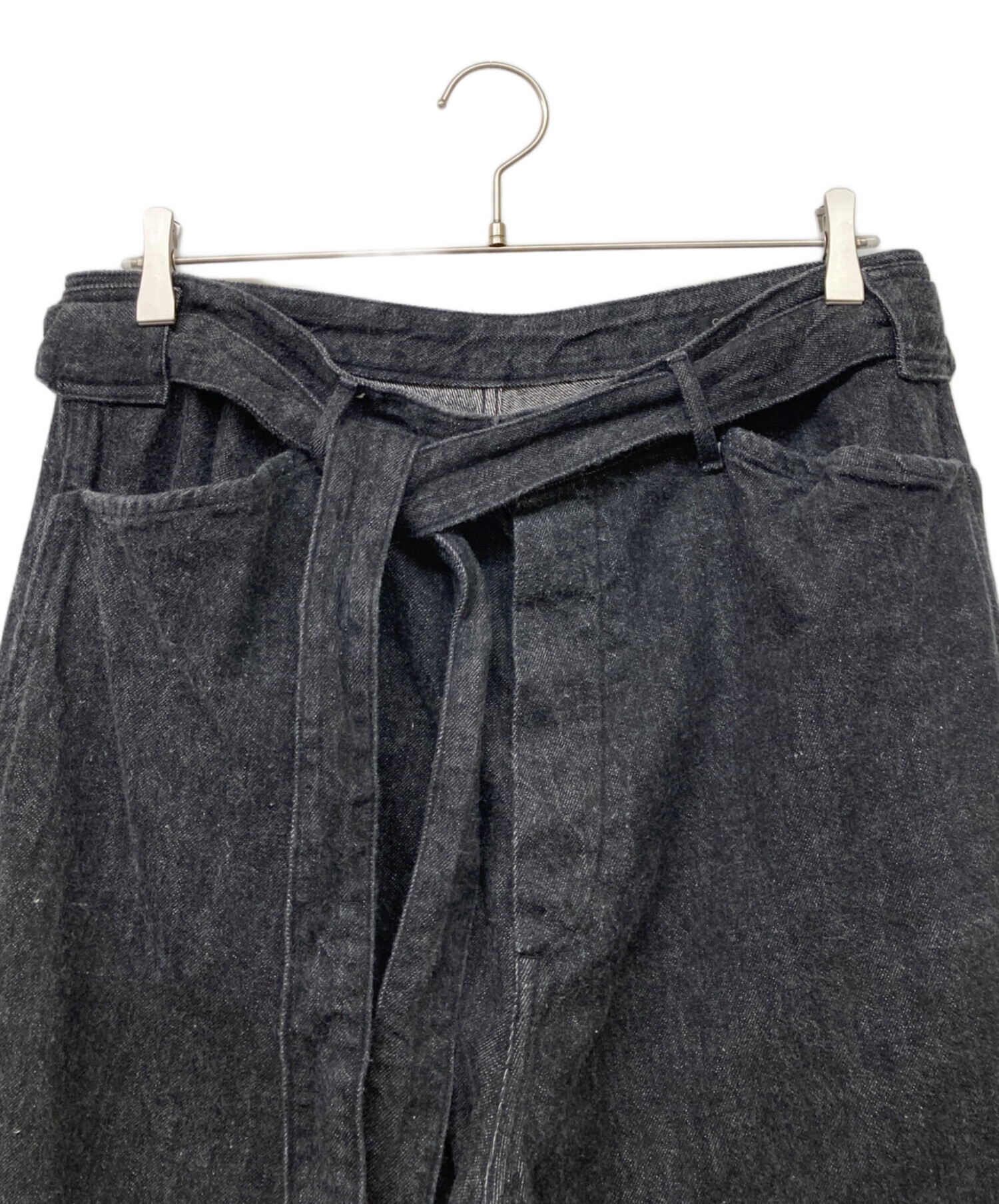 comoli コモリ 19SS サイズ3 ベルテッドデニム COMOLI (コモリ) デニム ベルテッドパンツ